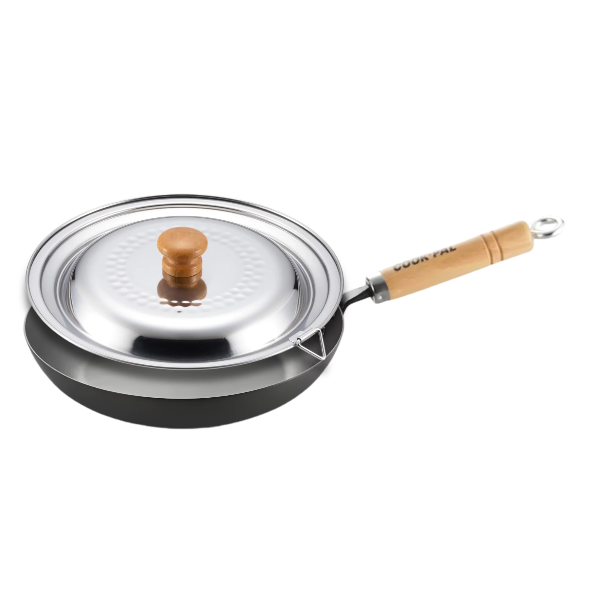 Yoshikawa Cook-Pal Ren 20cm Fry Pan with Yukihira Lid Set