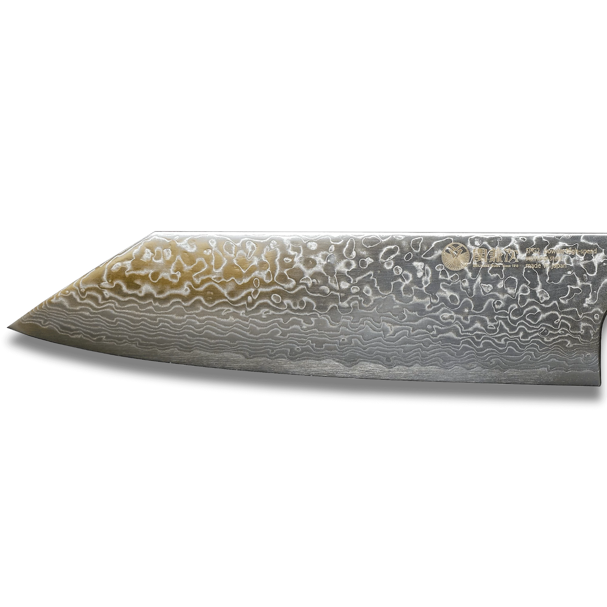 ZUIUN Japan | Handmade Kiritsuke Santoku Knife Damascus Steel 180mm