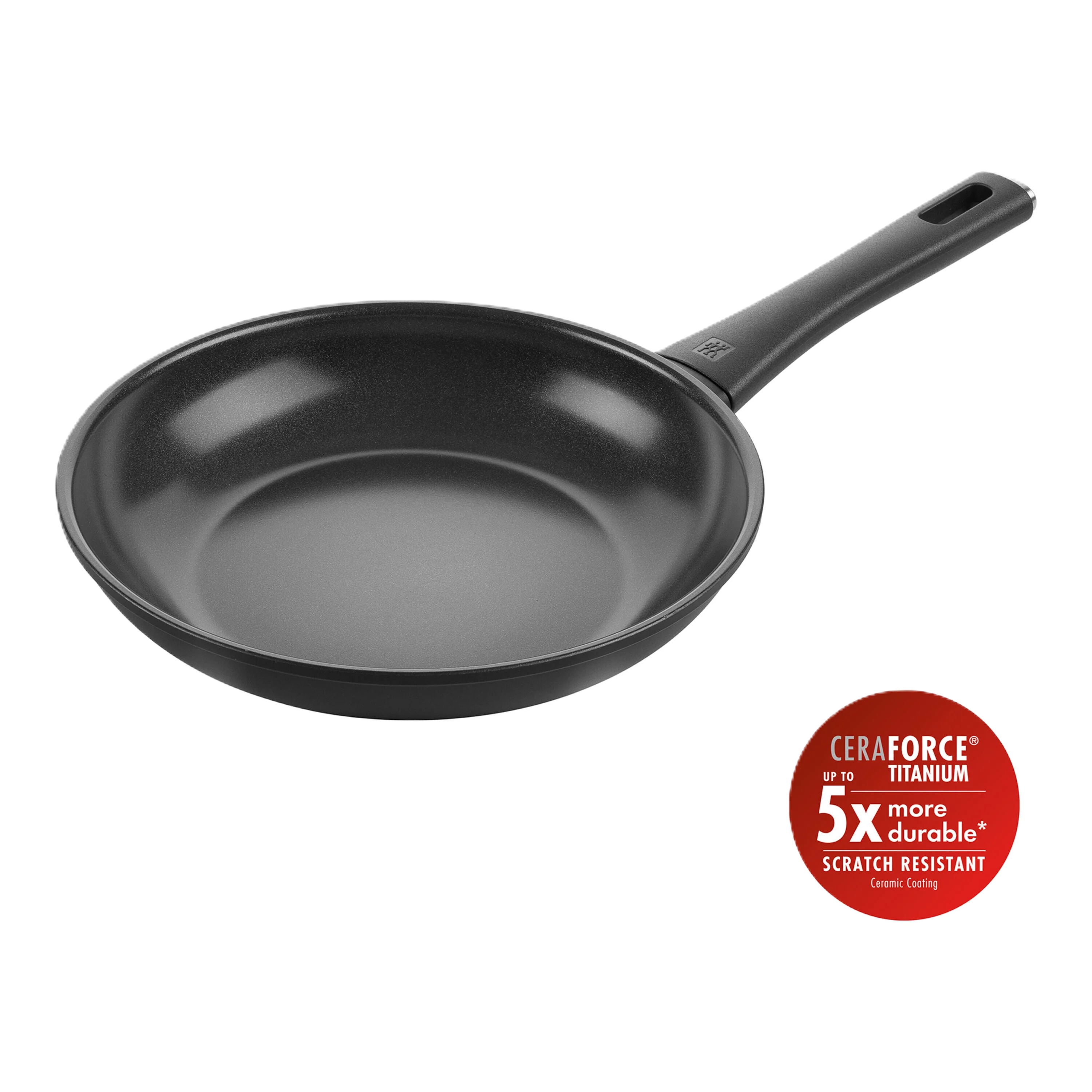 ZWILLING Madura Plus Frying Pan with CeraForce Titanium feature on a white background
