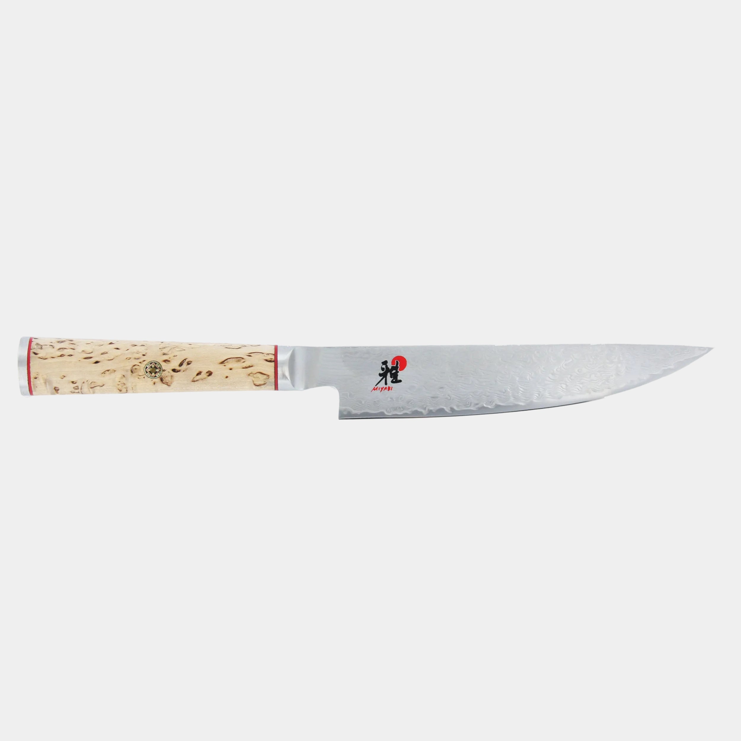 MIYABI 5000 MCD 4 Piece Steak Knife Set Birch wood handle