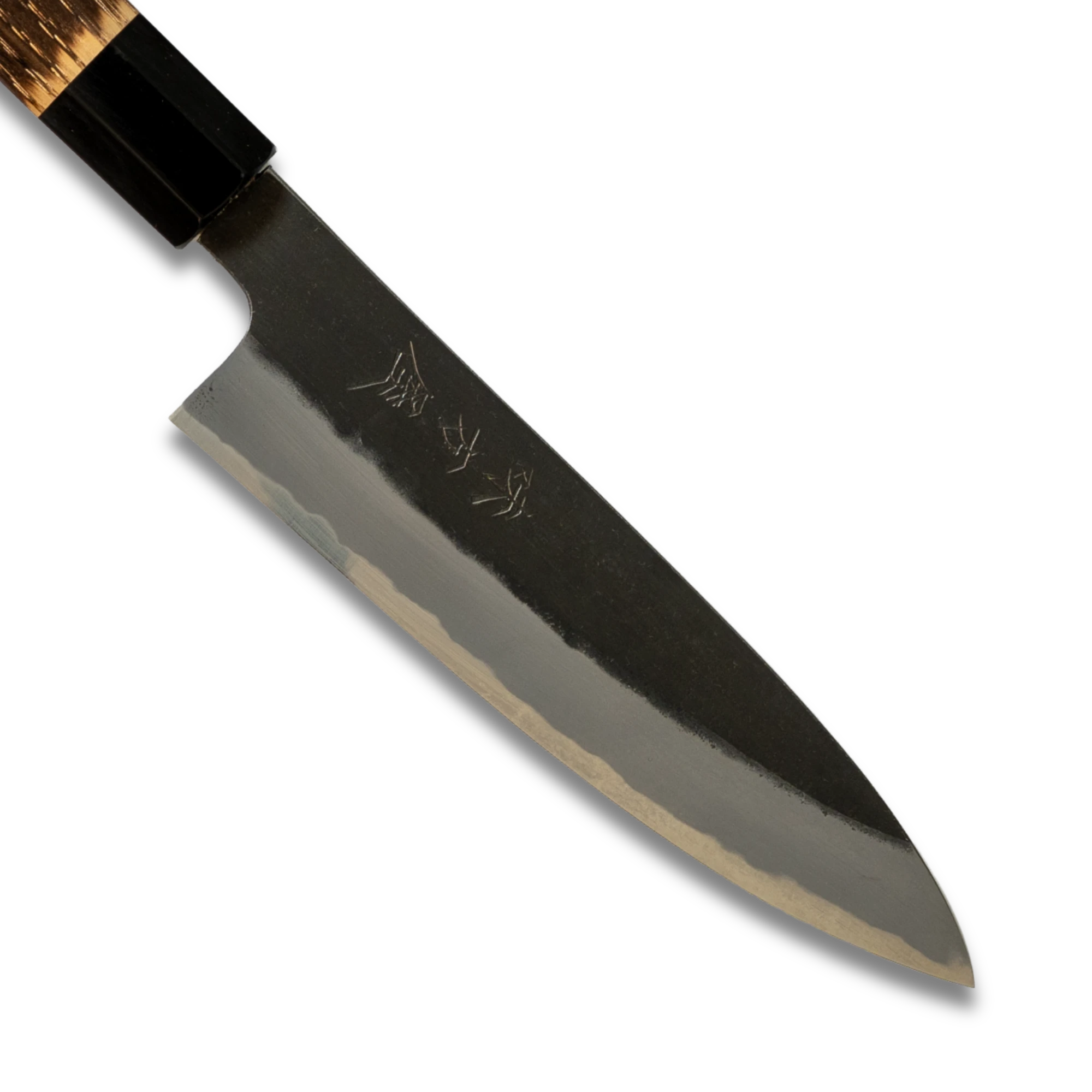 Hinoura Ajikataya Petty Knife 150mm – Kurouchi Finish, White #2 Steel
