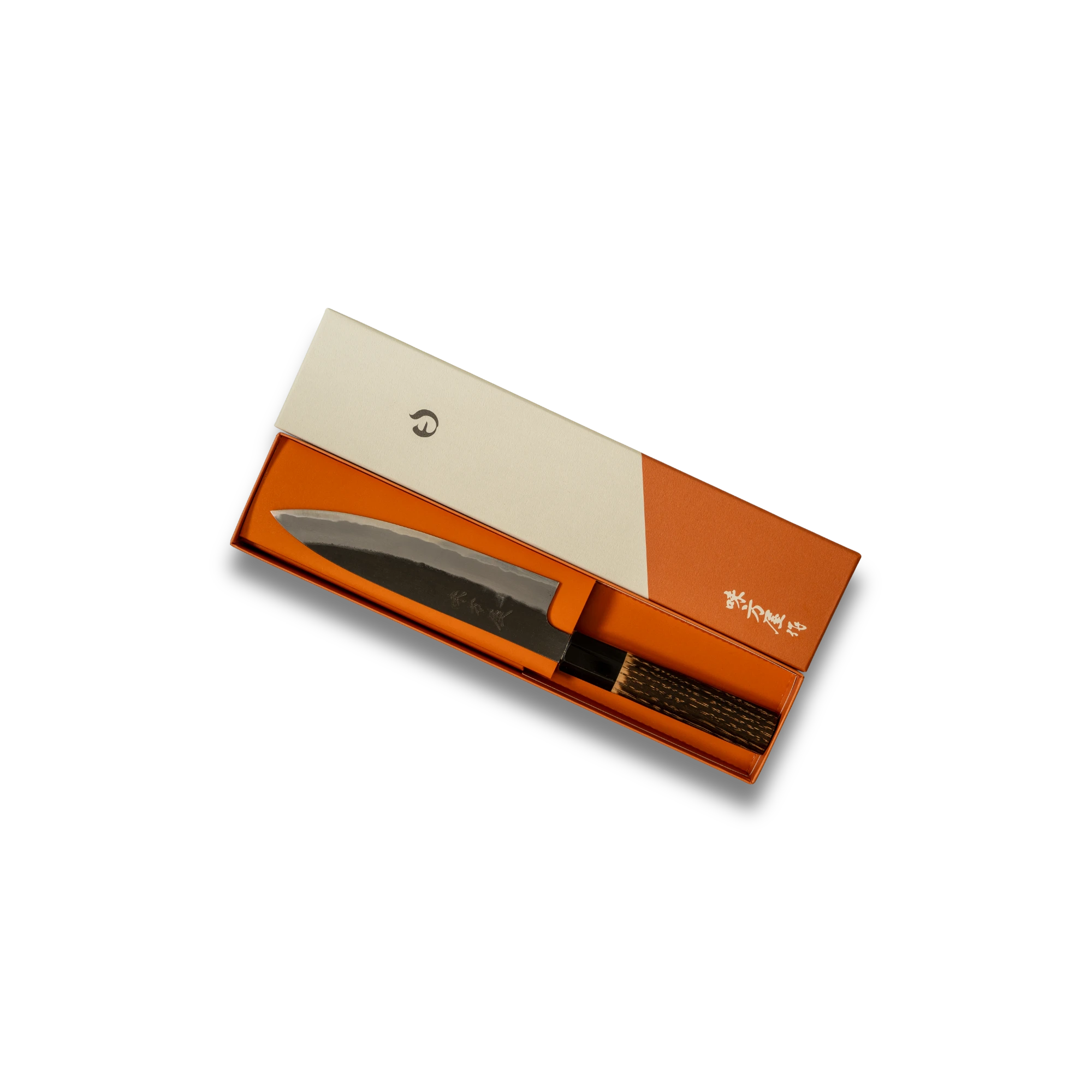 Hinoura Ajikataya Petty Knife 150mm – Kurouchi Finish, White #2 Steel