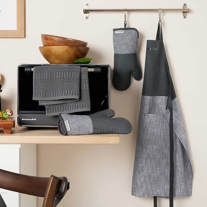 Kitchen Aid 4-Piece BBQ Set - Grey