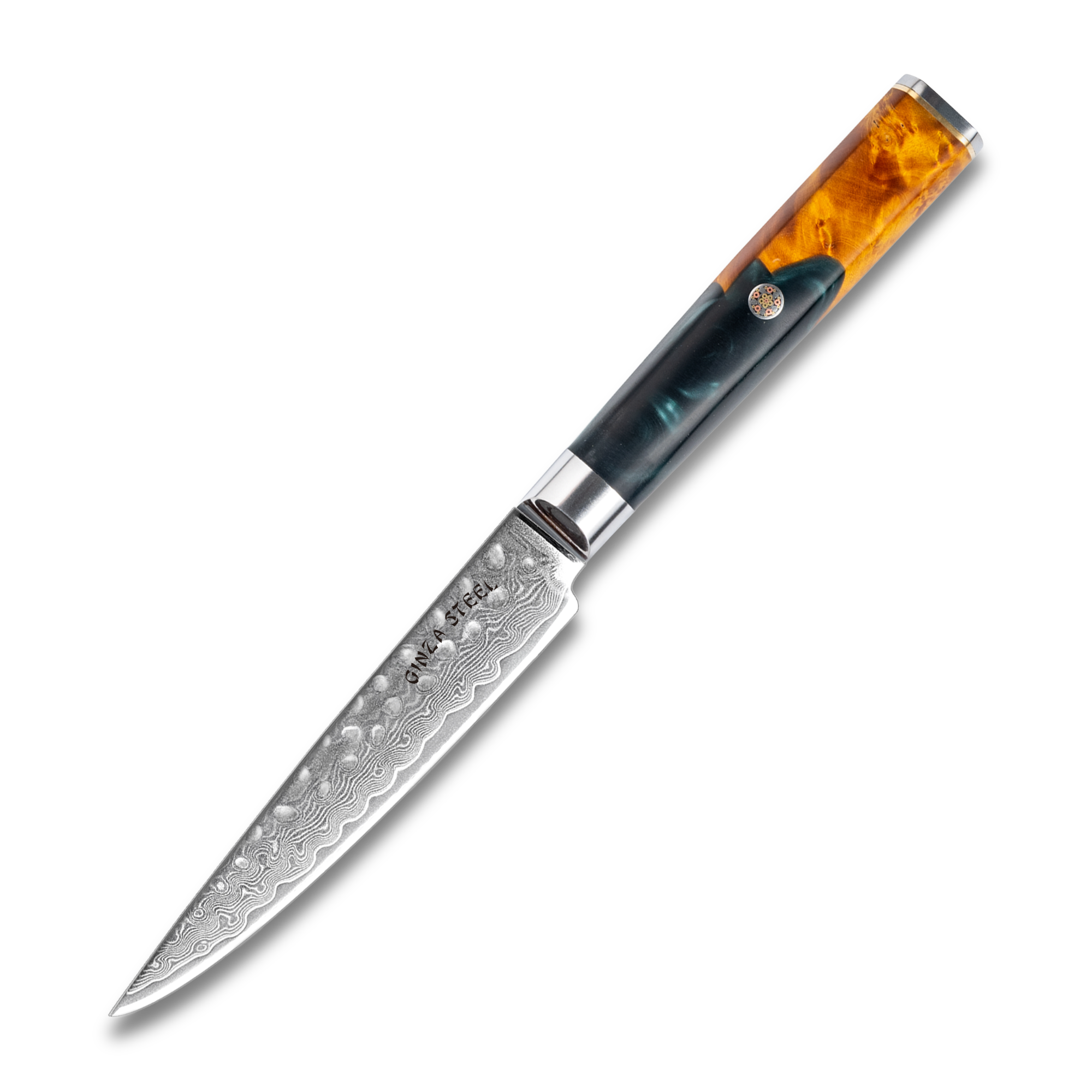 Kaze Katana – 6-Inch Utility Knife, Damascus VG10 Steel, 67 Layers