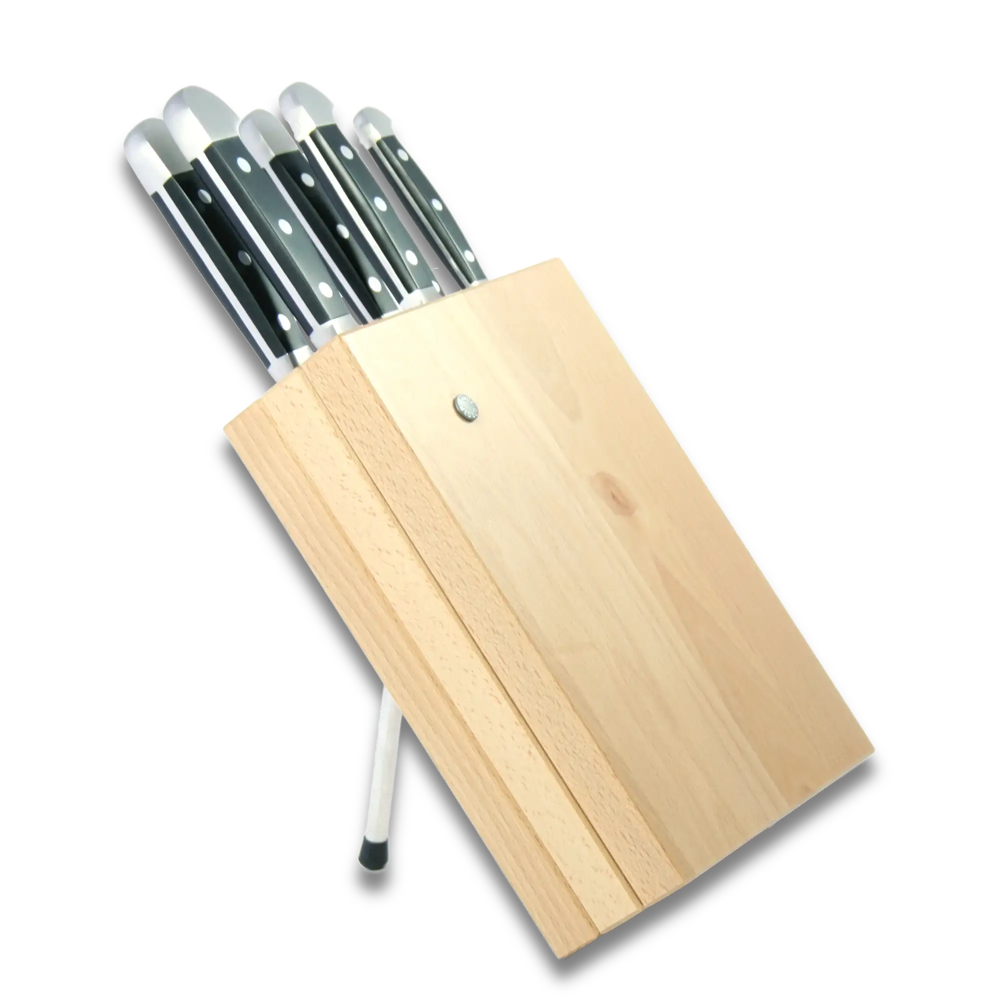 Knife Block Milly Beech Wood - (Knife not included)