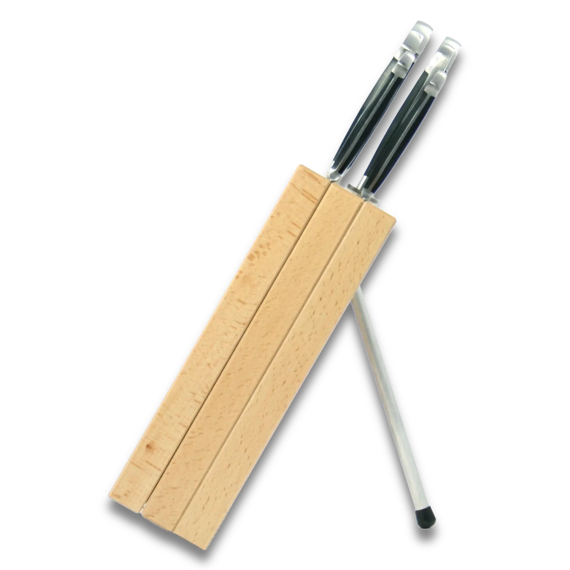 Knife Block Milly Beech Wood - (Knife not included)