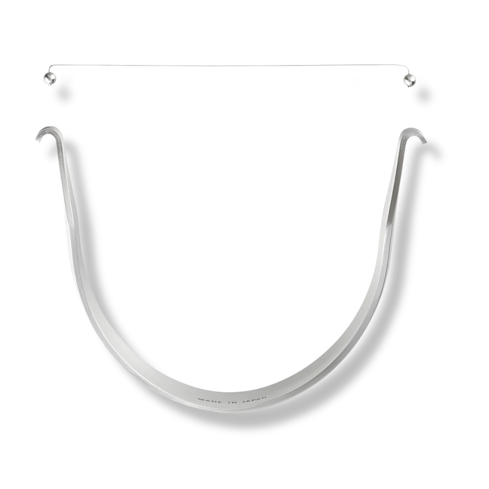 EAtoCO Kaku Wire Cheese Cutter in stainless steel for clean slicing, made in Japan by Yoshikawa, ideal for soft cheeses.