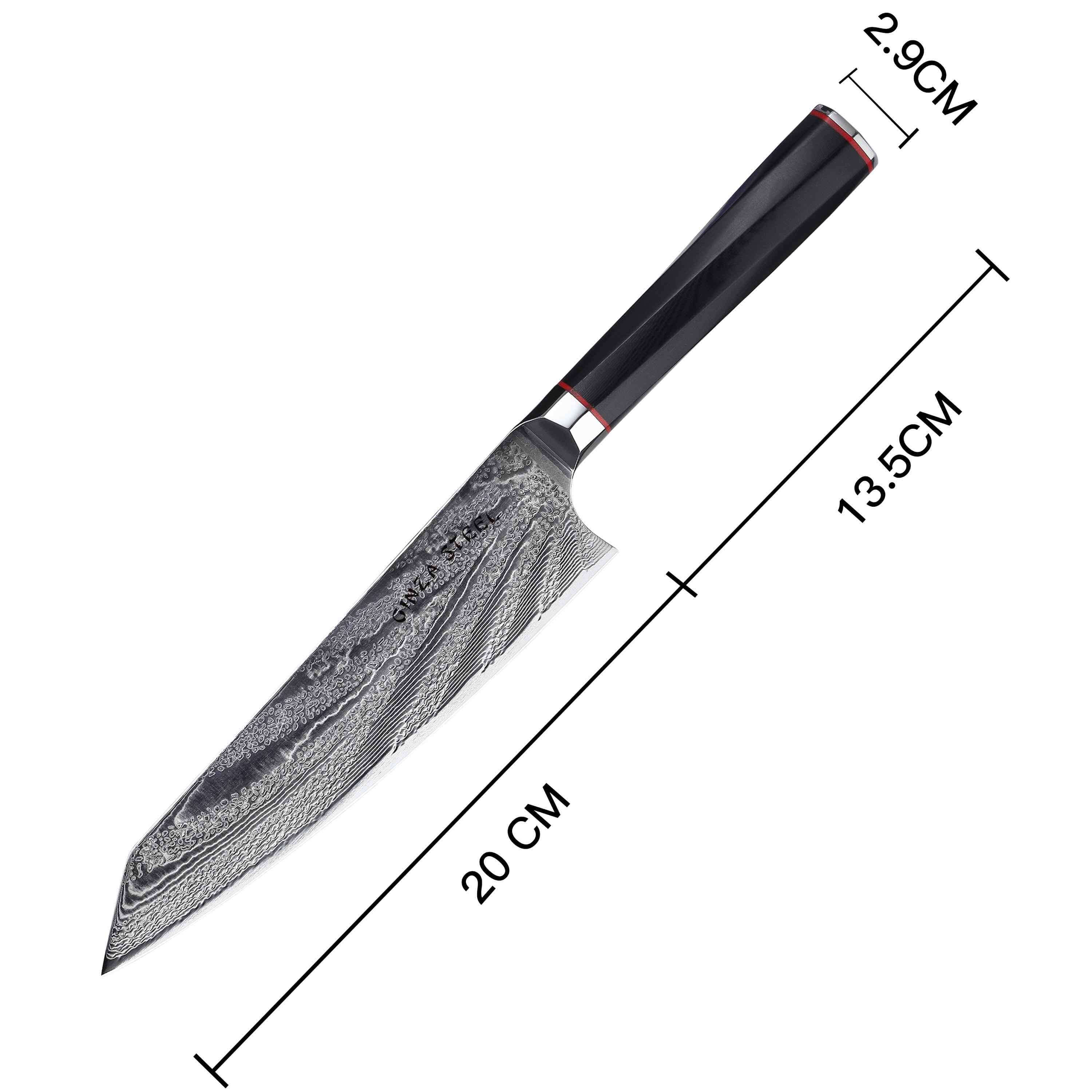 KATANA 20 | Chef Knife 8" Damascus VG10 Steel 67 layer / G10 Handle