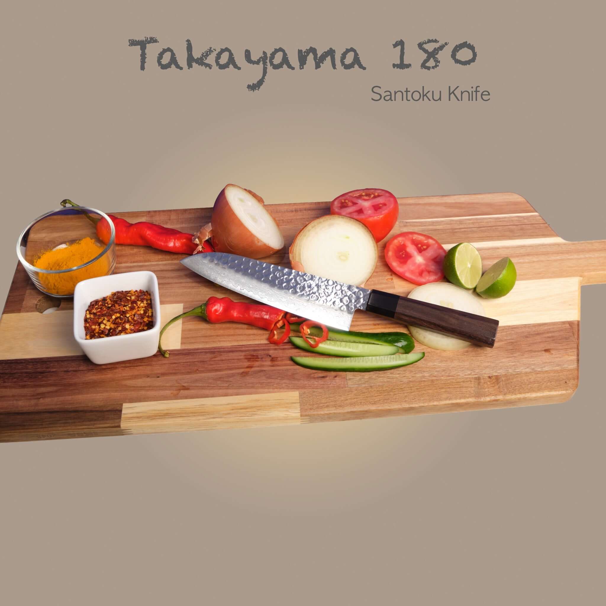 Original Ginza Steel - Japanese Santoku knife