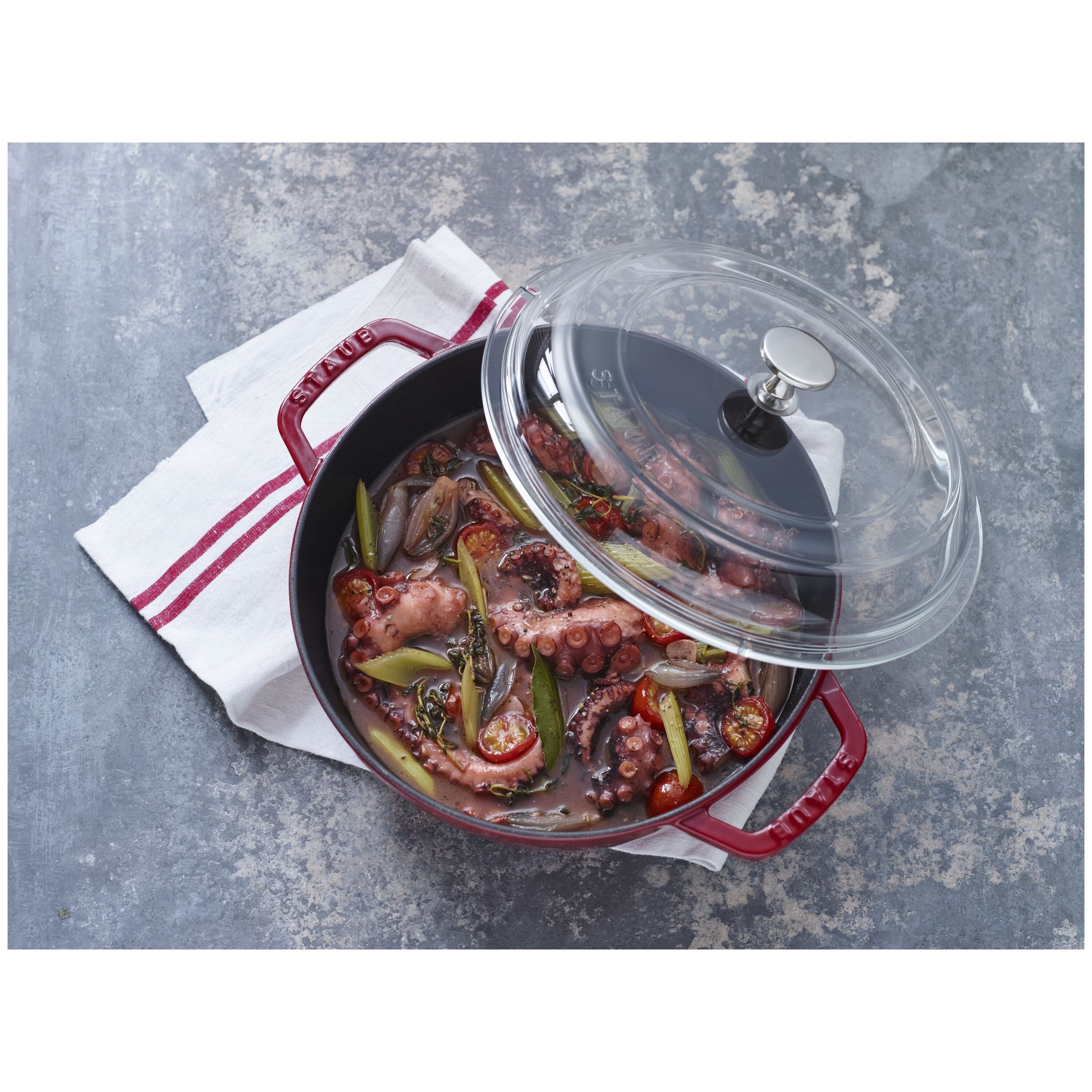 STAUB Lid Domed 28 cm, Glass