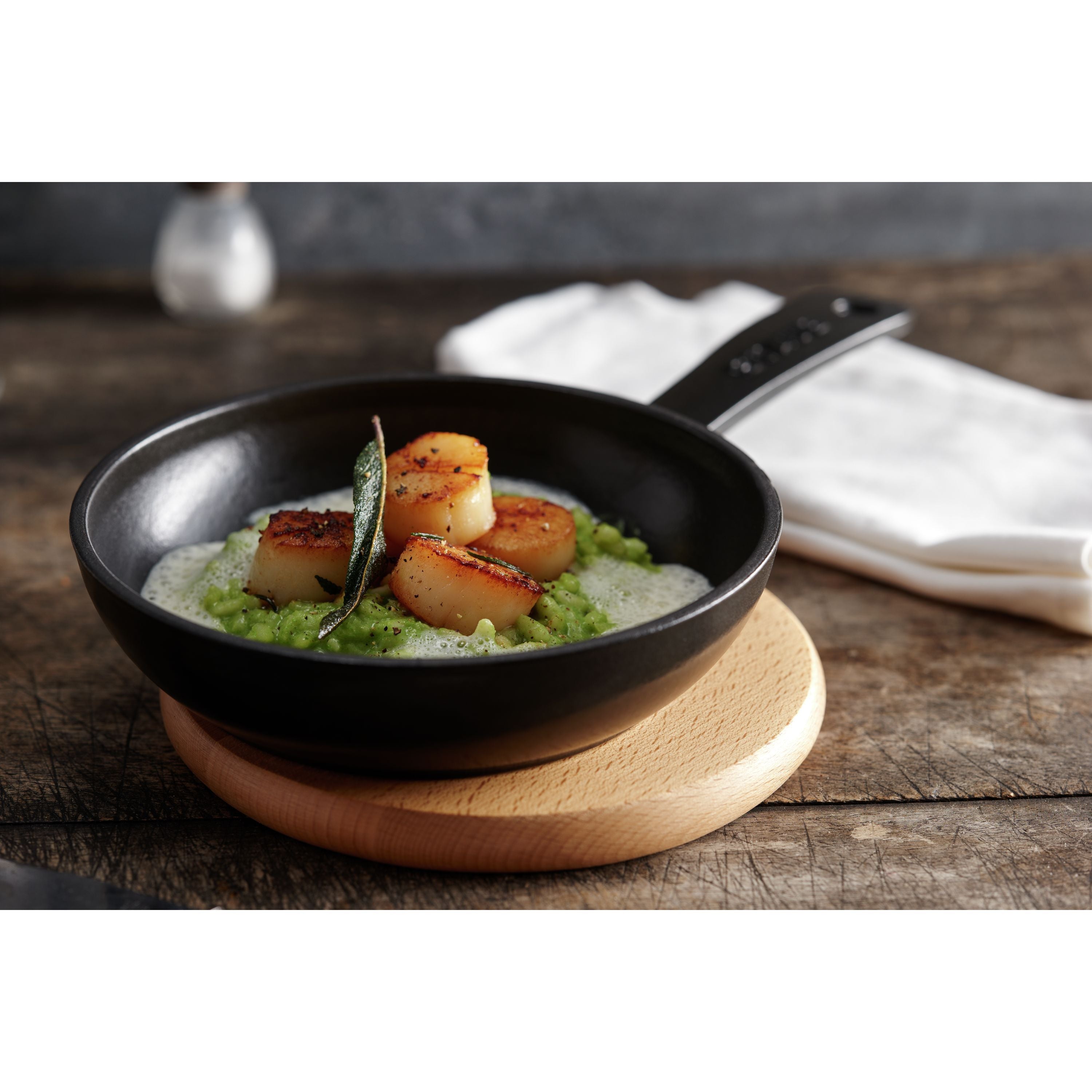 STAUB Pans 16 cm / 6.5 inch Cast Iron Frying Pan, Black-2
