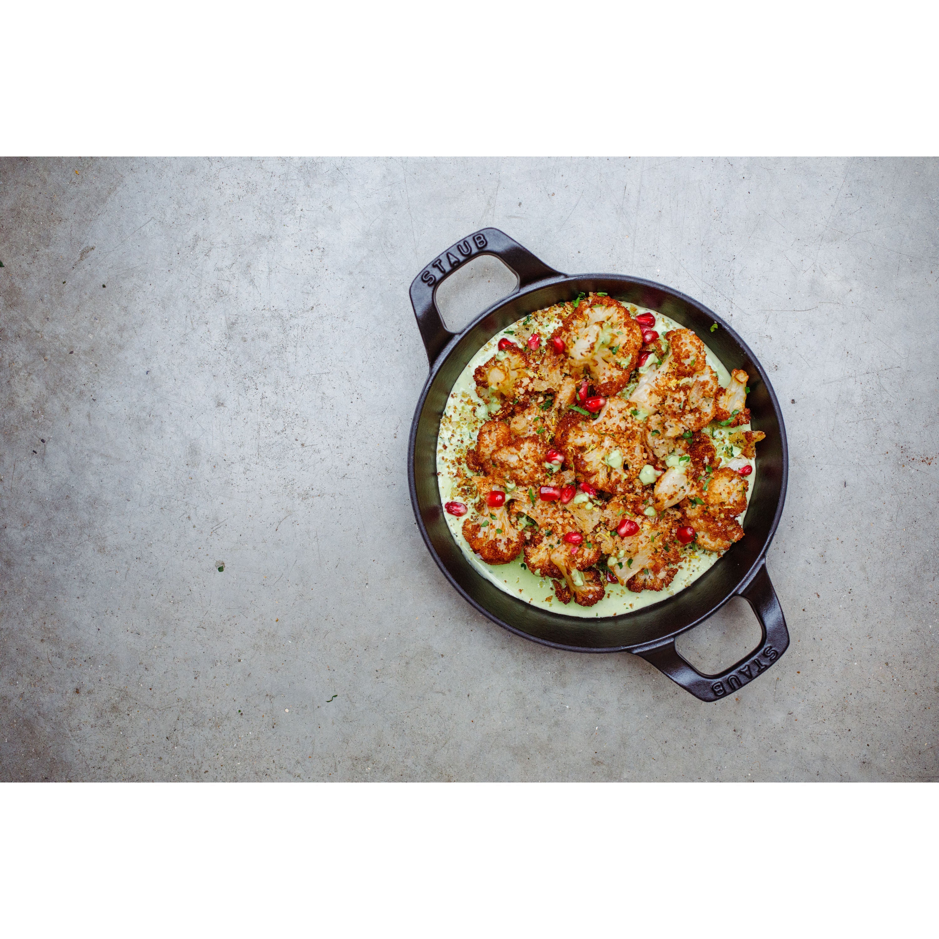 STAUB Specialities 400 mL Cast Iron Round Oven Dish, Black