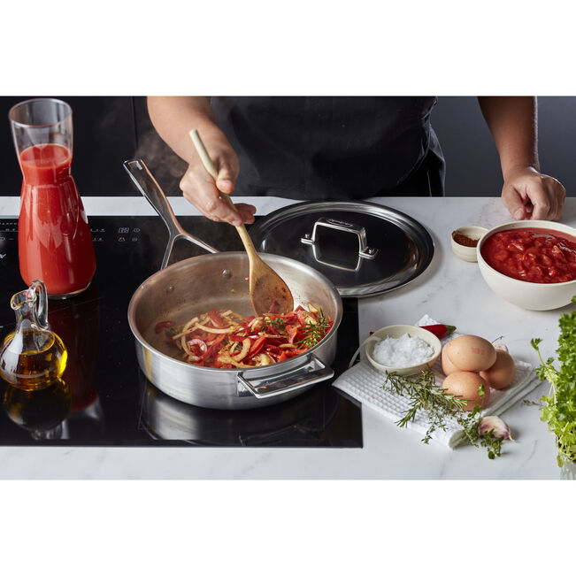 DEMEYERE Essential 5 24 cm 18/10 Stainless Steel Saute Pan