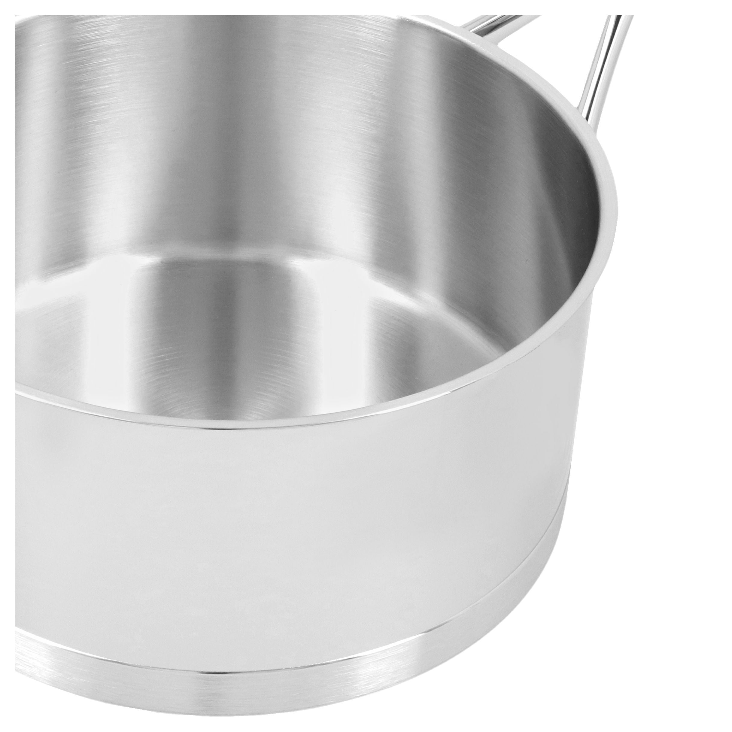DEMEYERE Atlantis 7 3 L 18/10 Stainless Steel Round Sauce Pan With Lid, Silver
