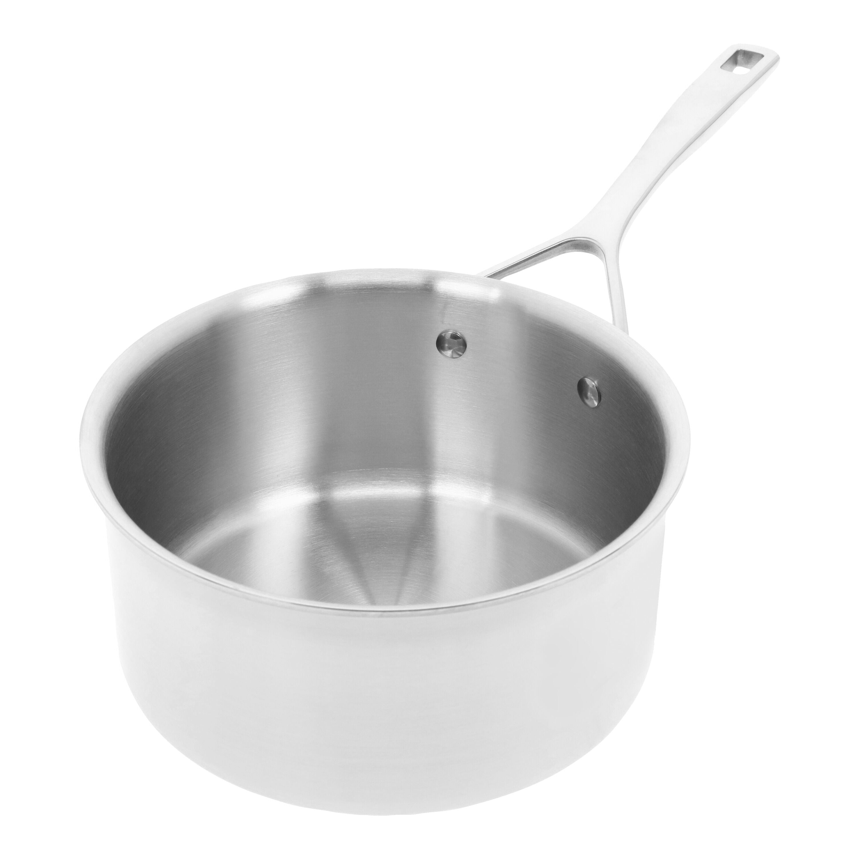 DEMEYERE Essential 5 1.4 L 18/10 Stainless Steel Round Sauce Pan, Silver