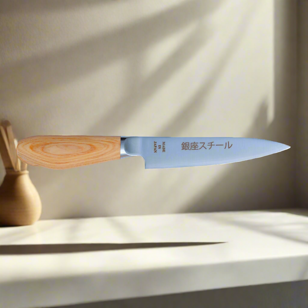 MATSUE 130 - MV Stainless Steel Petty Knife 130mm/Natural Wood Handle