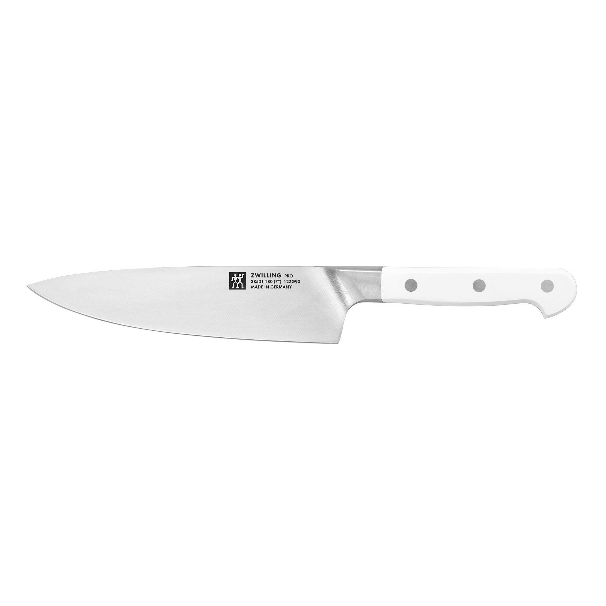 ZWILLING Pro le blanc 7 inch Chef's Knife on a white background
