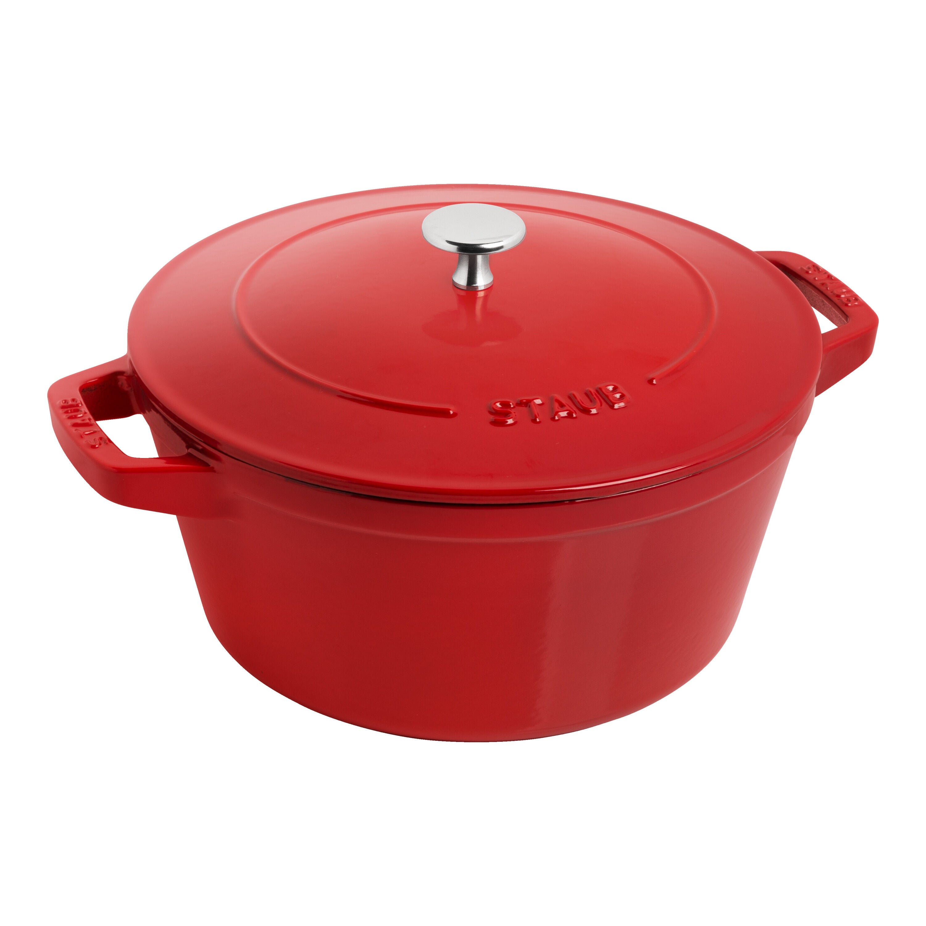 STAUB Stackable Set Stackable Set 3 Piece Cast Iron, Cherry-2