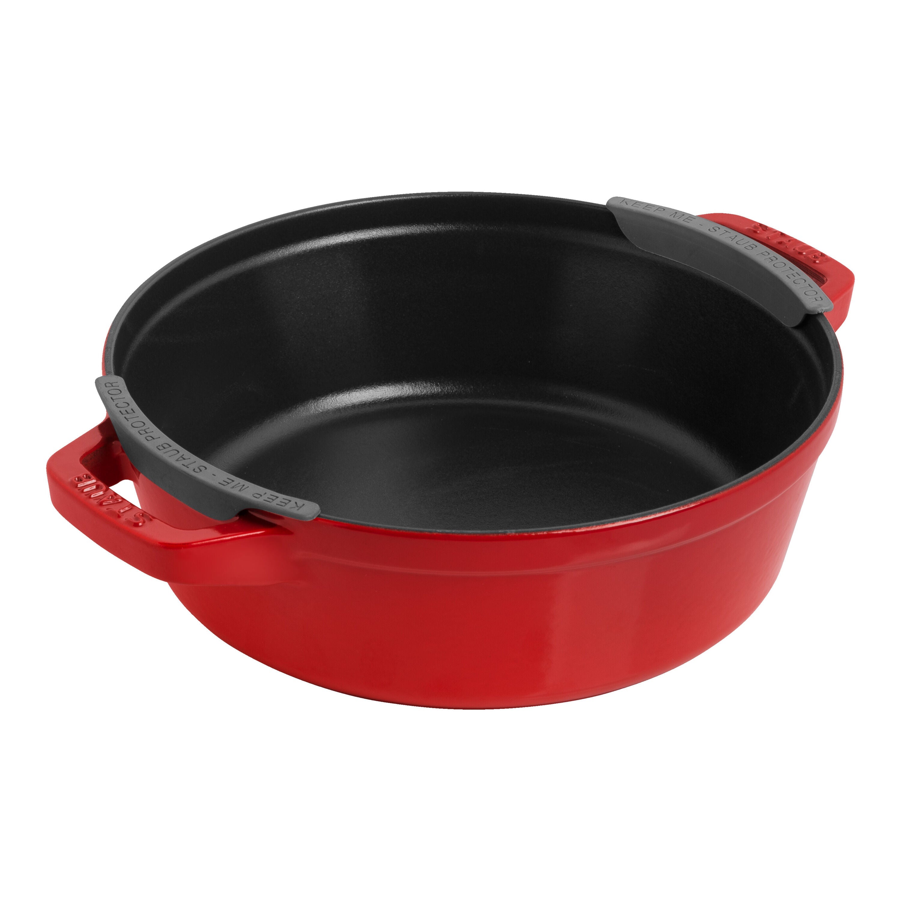 STAUB Stackable Set Stackable Set Medium 4 Piece Cast Iron, Cherry-2