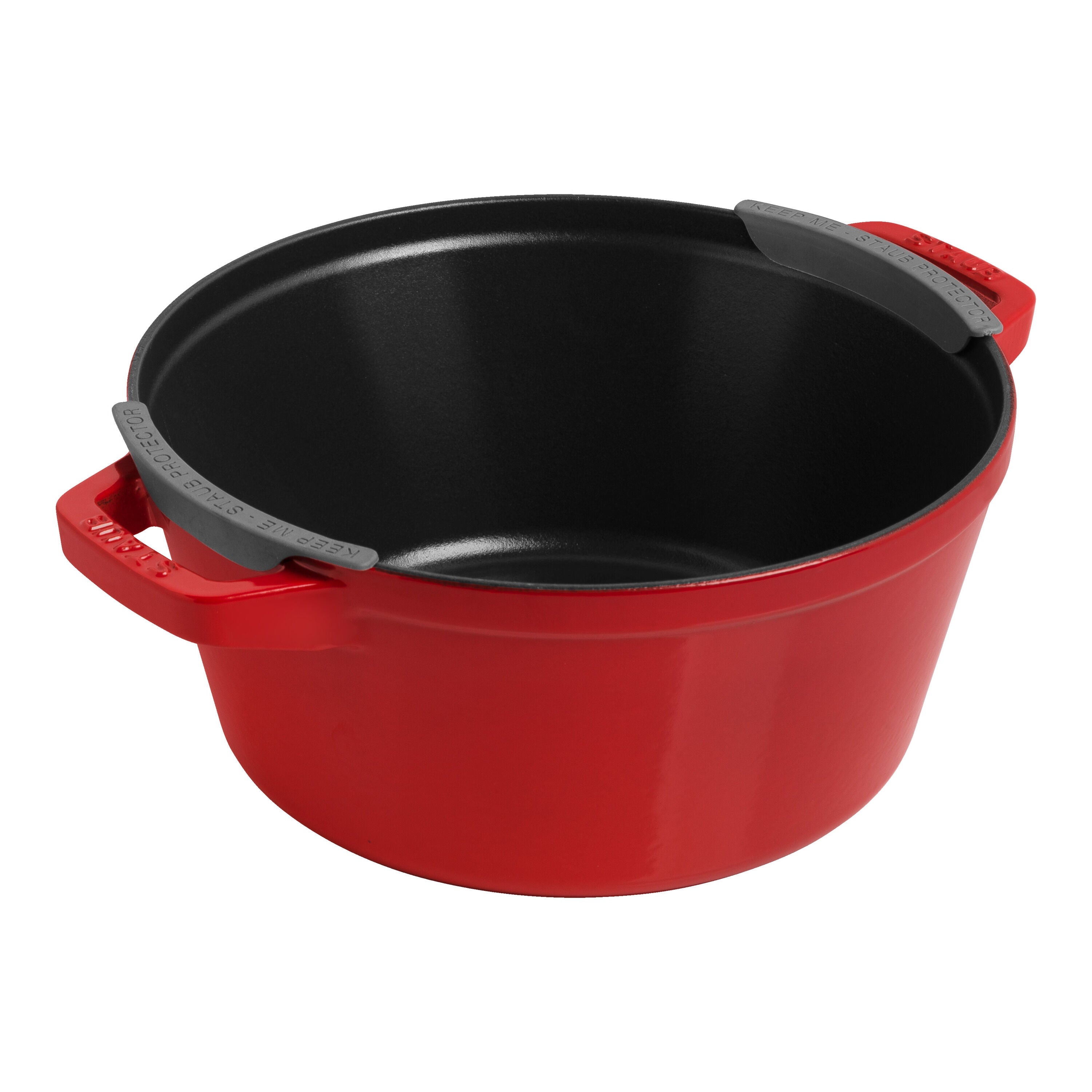 STAUB Stackable Set Stackable Set Medium 4 Piece Cast Iron, Cherry-3