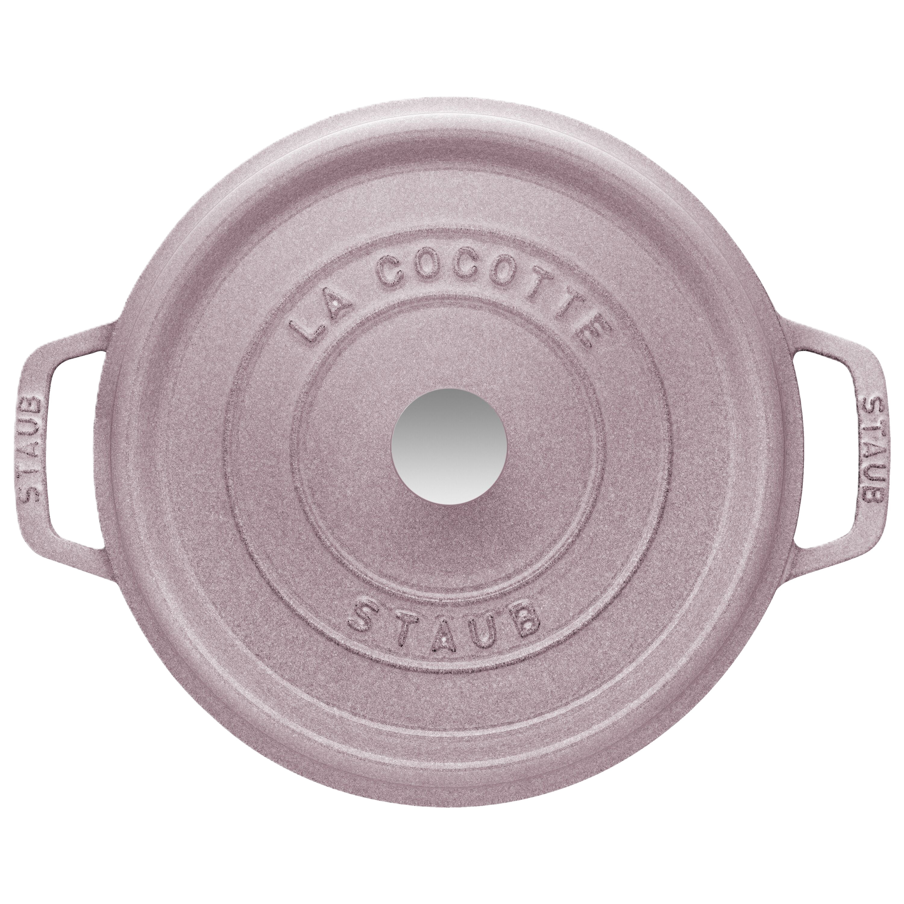 STAUB La Cocotte 4.75 L Cast Iron Round Cocotte Deep, Cherry Blossom