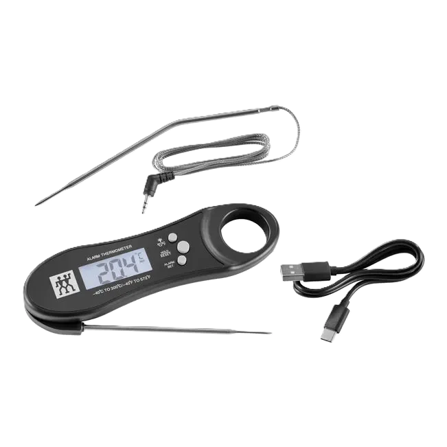 ZWILLING BBQ+ ABS Digital Thermometer with dual probes and USB cable