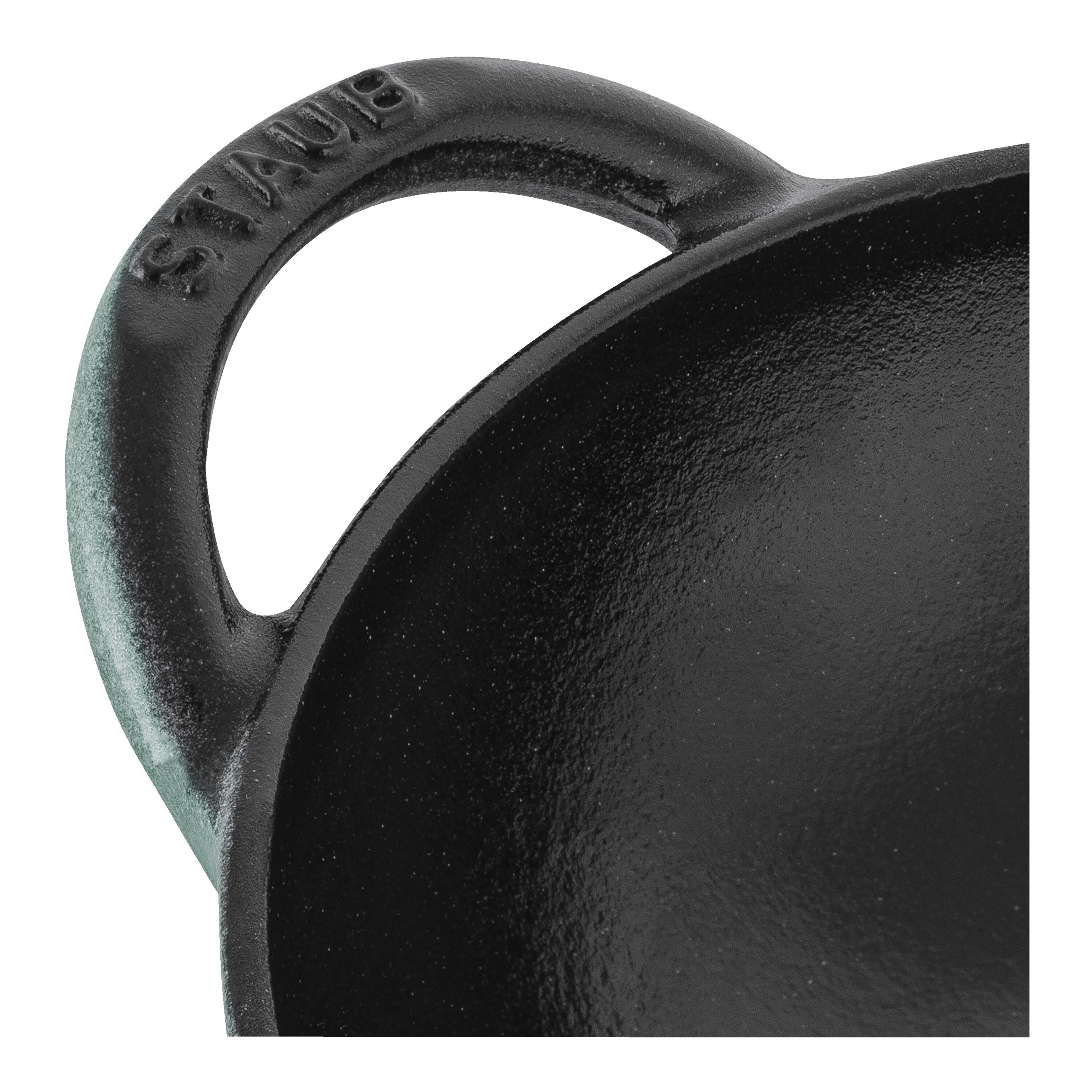 STAUB Specialities 16 cm / 6.5 inch Cast Iron Wok, Eucalyptus-2