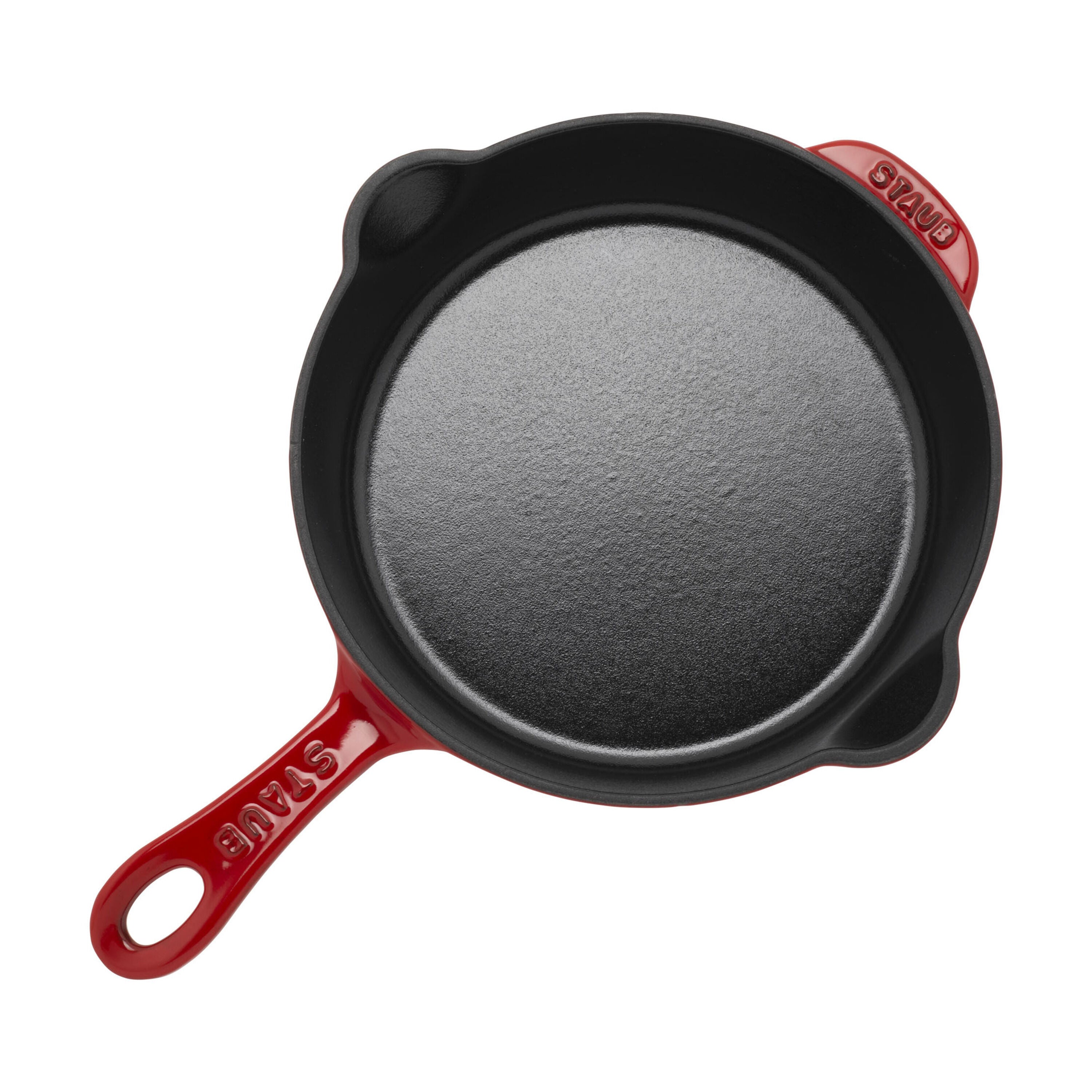 STAUB Pans 22 cm / 8.5 inch Cast Iron Traditional Deep Frypan, Cherry-3