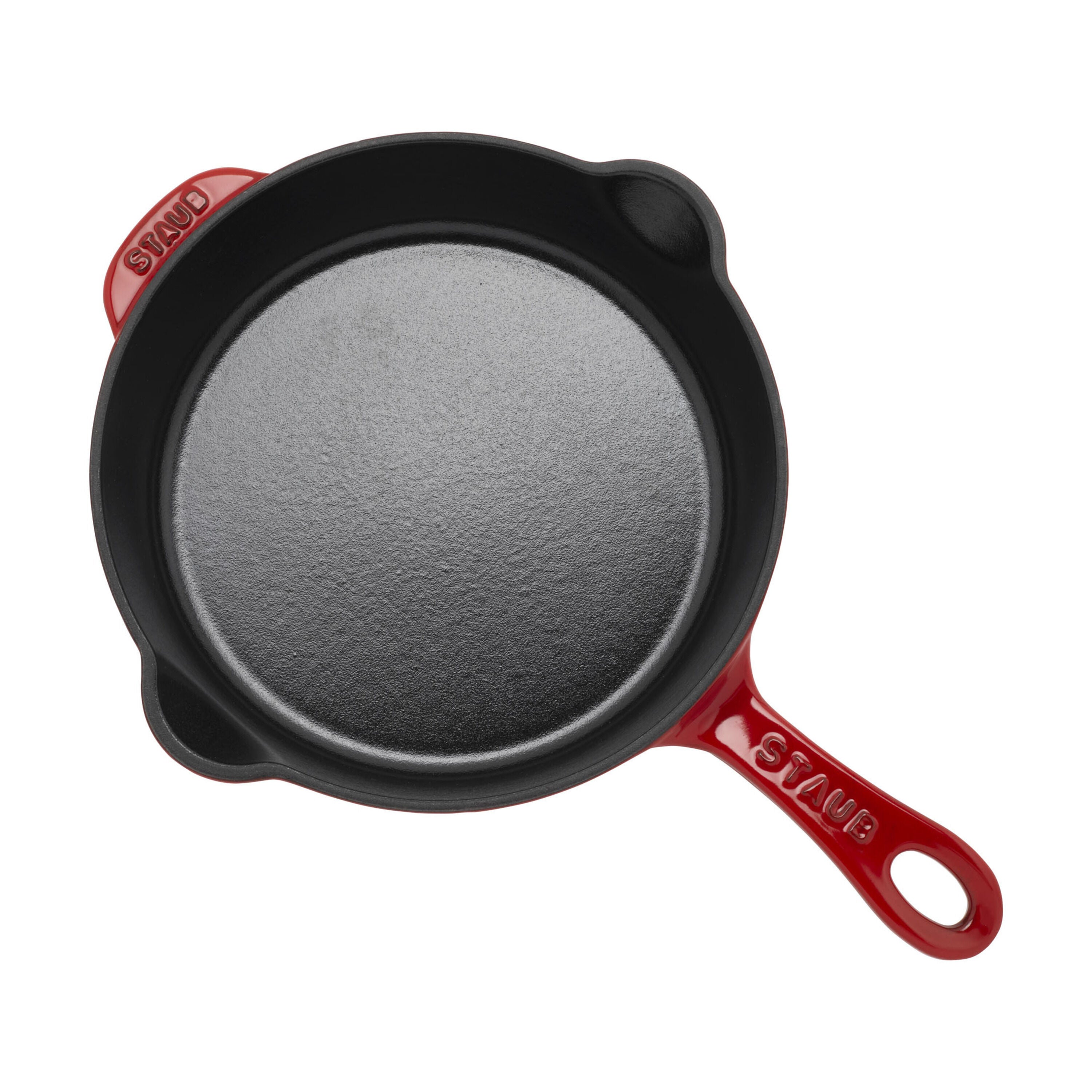 STAUB Pans 22 cm / 8.5 inch Cast Iron Traditional Deep Frypan, Cherry-2