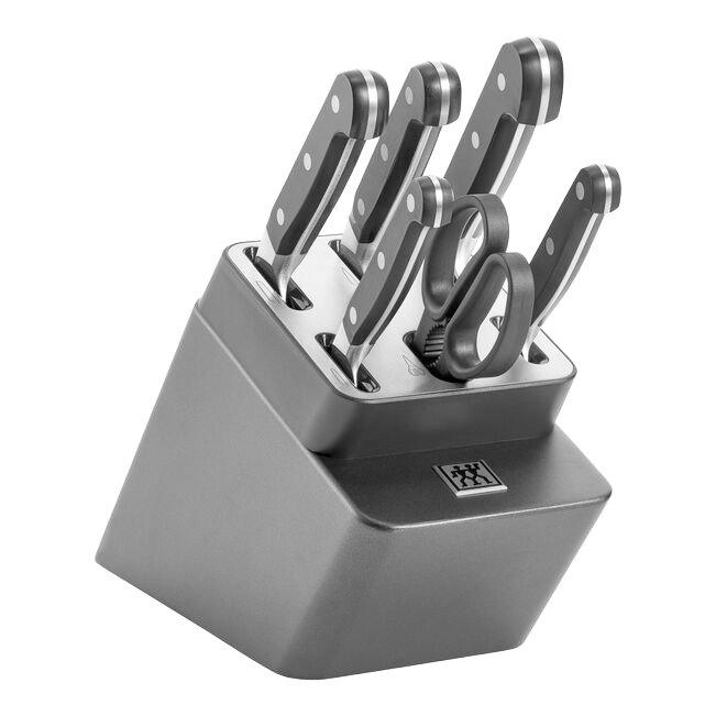 ZWILLING Professional S Self-Sharpening 7-Piece Knife Block Set – Anthracite