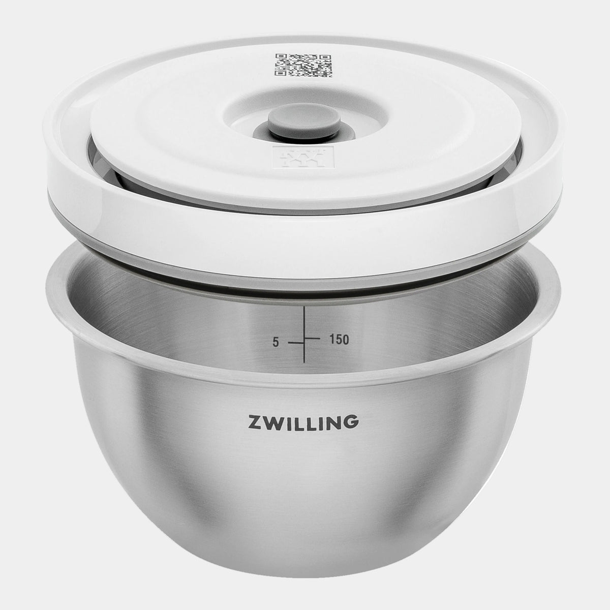 ZWILLING Fresh & Save BOWLS Vacuum Bowl S / 12 cm, Stainless Steel, Silver