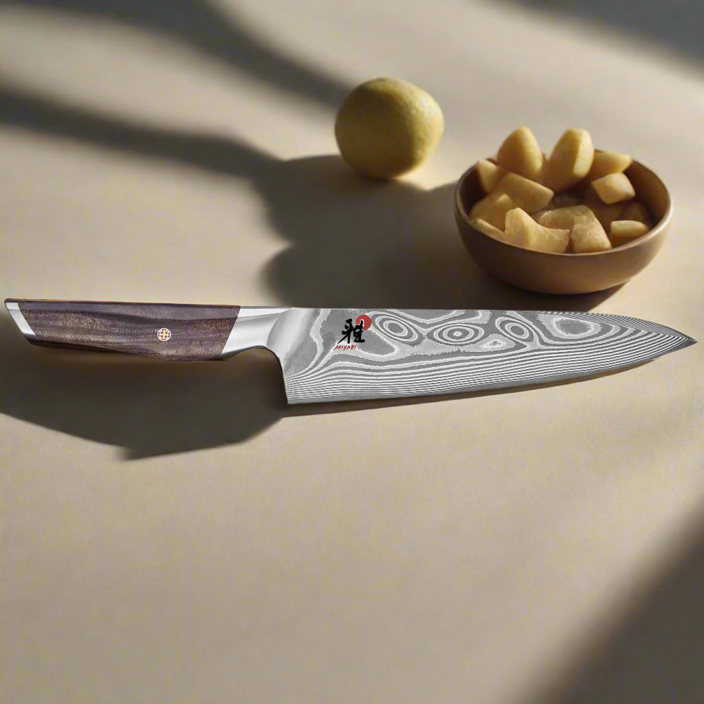 MIYABI IKI 8 inch, Gyutoh, Brown