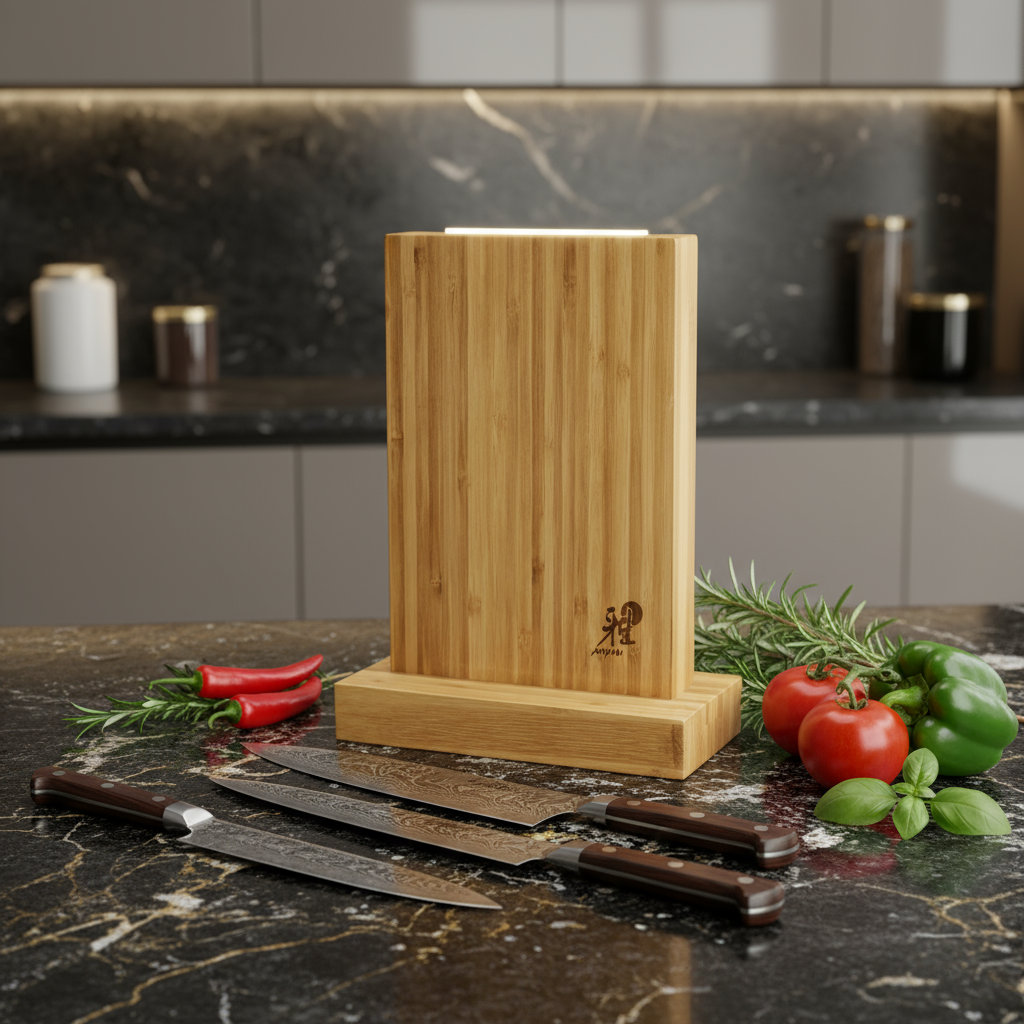 Miyabi magnetic knife block | Made in Japan
