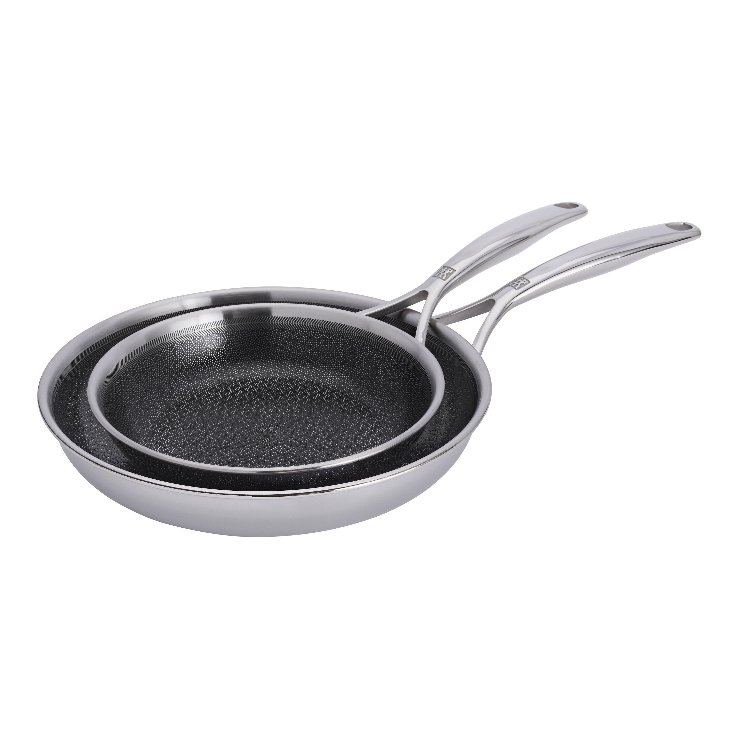 ZWILLING Peak 2 Piece 18/10 Stainless Steel Fry Pan Set