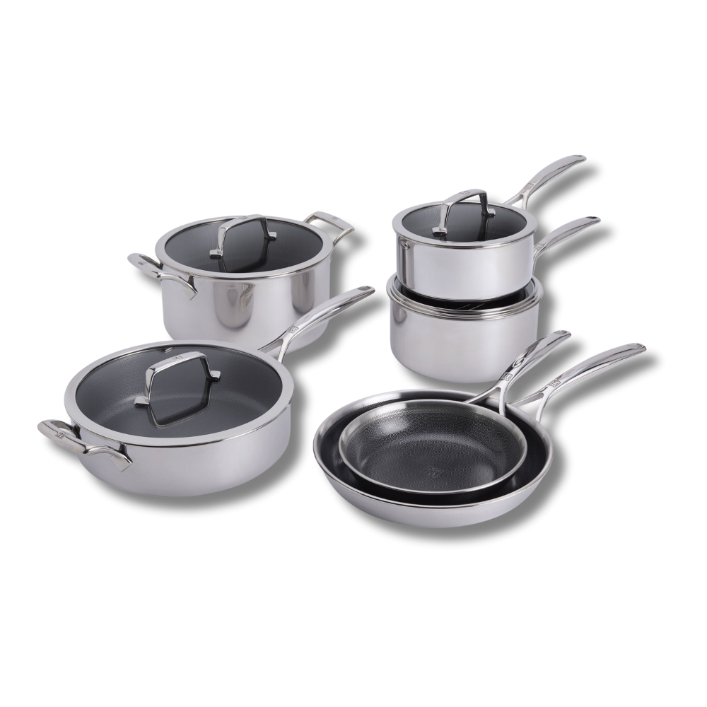 ZWILLING Peak 10 Piece Stainless Steel Cookware Set