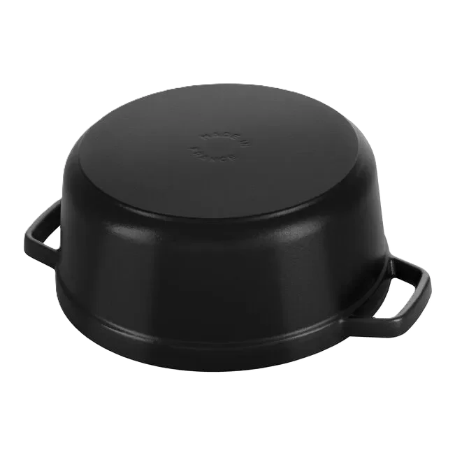 STAUB La Cocotte 2.5 L Cast Iron Round Cocotte, Black