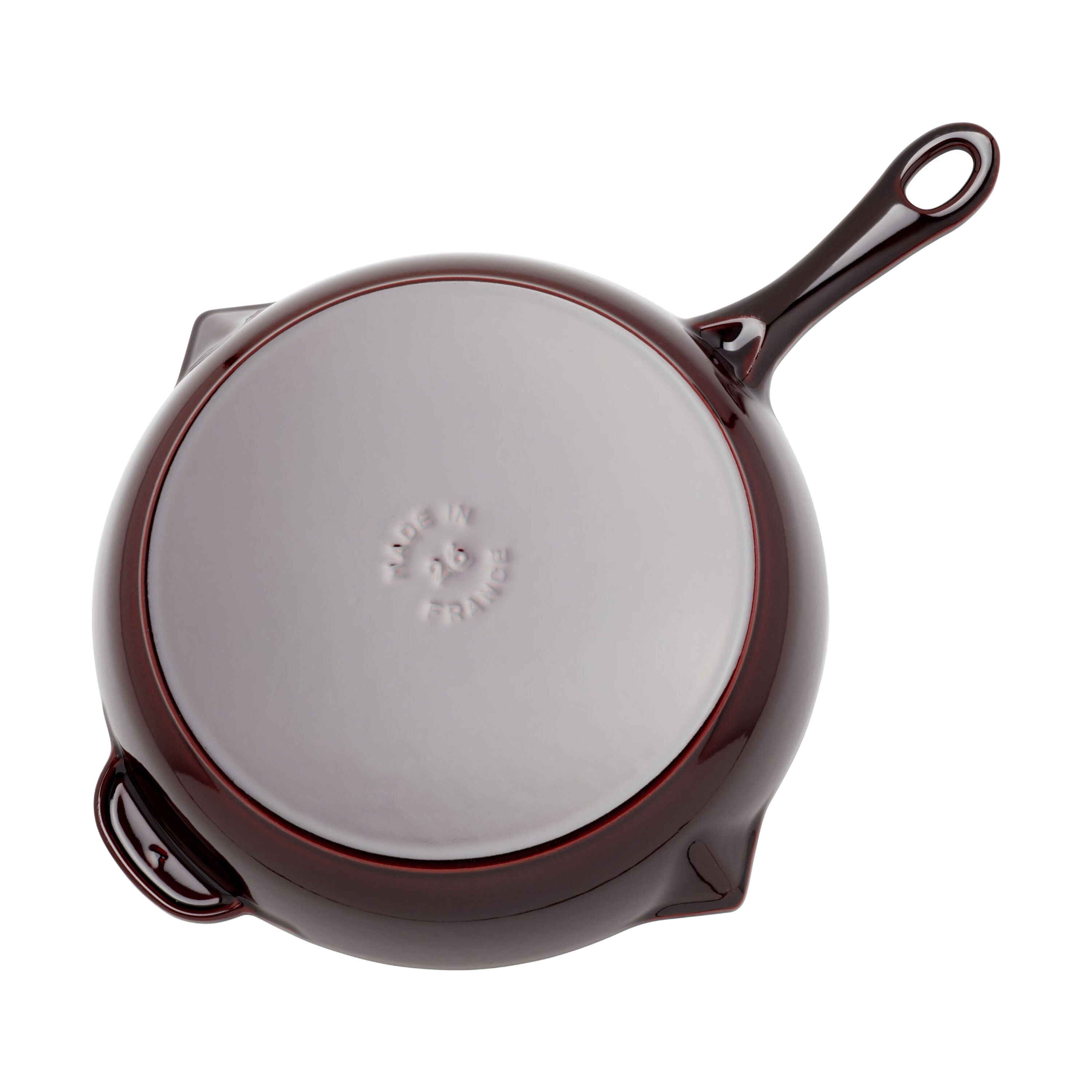 STAUB Pans 26 cm / 10 inch Cast Iron Frying Pan, Grenadine-Red-3