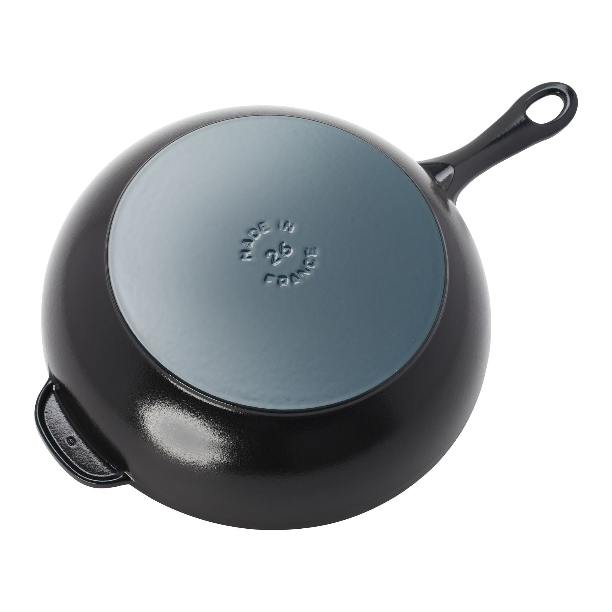 STAUB Pans 26 cm / 10 inch Cast Iron Daily Pan With Glass Lid, Black-1