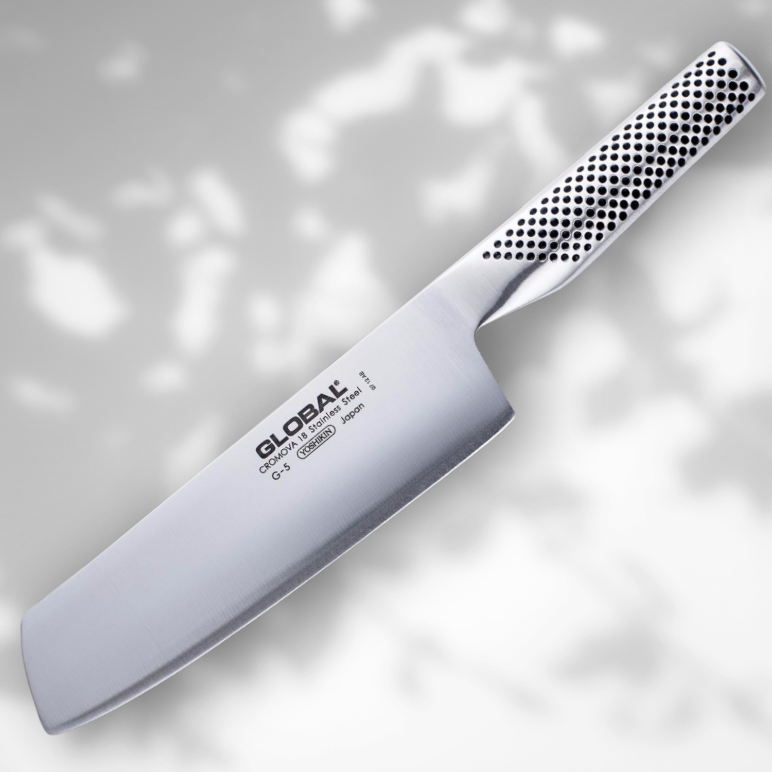 GLOBAL Vegetable Knife 18cm/7" | Japanese Stainless Steel Nakiri-Style Knife