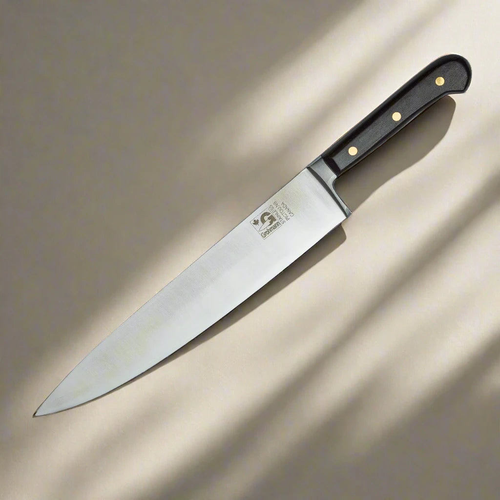 Grohmann Forged Heavy Chef Knife, 10-Inch Blade – Handcrafted in Canada