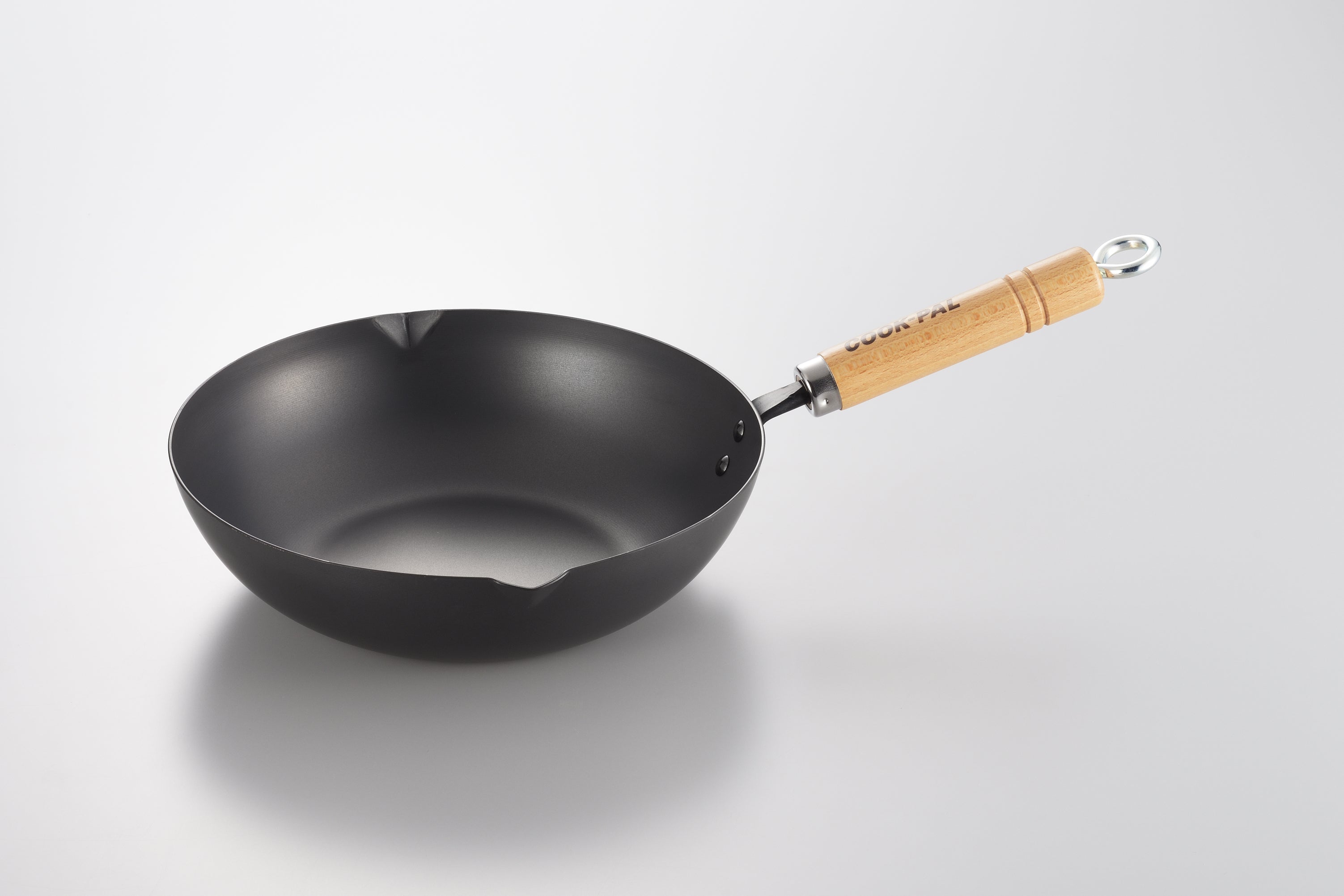 YOSHIKAWA COOK-PAL REN DEEP FRYING PAN 20CM– NITRIDED CARBON STEEL, MADE IN JAPAN