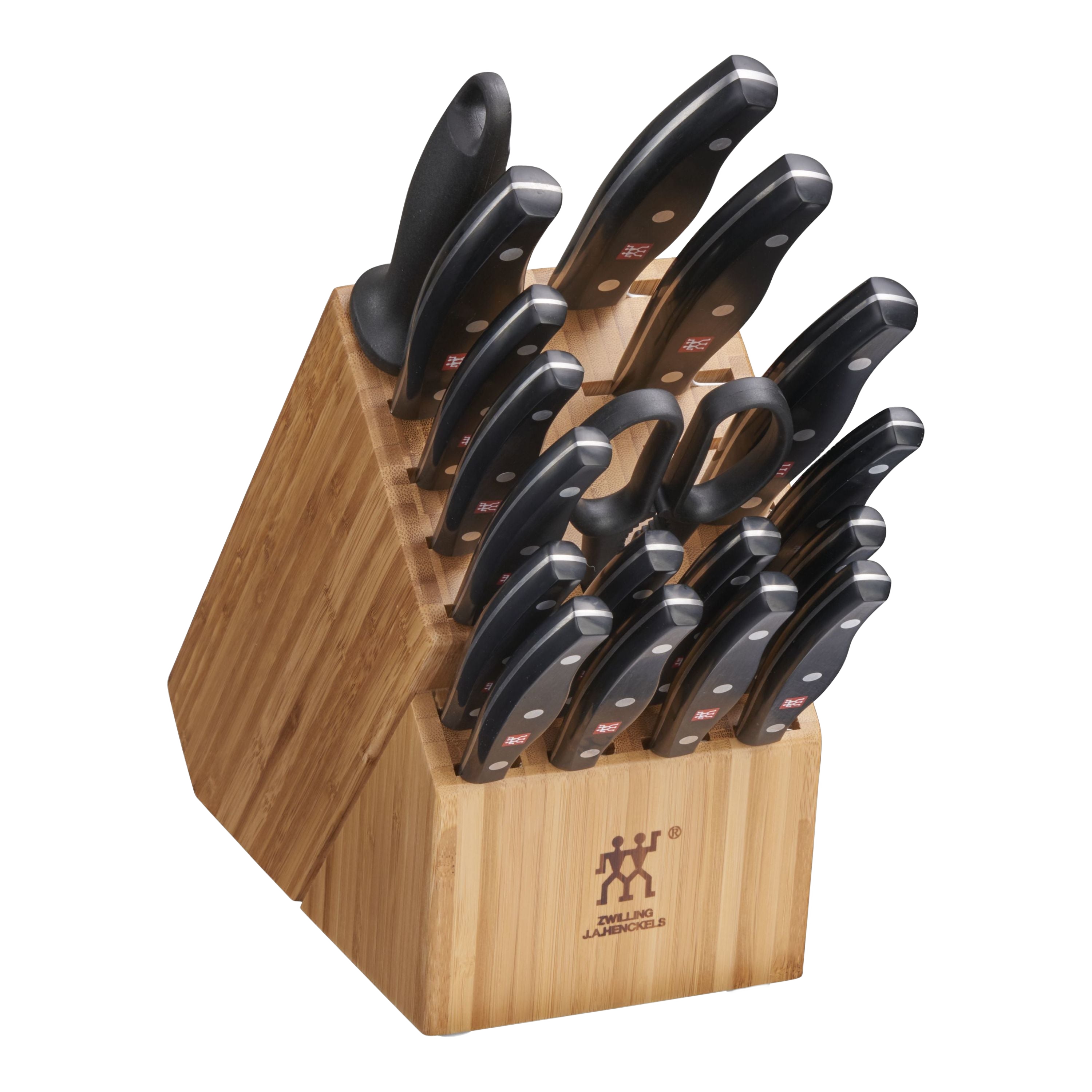 ZWILLING TWIN Signature 19 Piece German Steel High Carbon Knife Block Set with FRIODUR Blades.-0