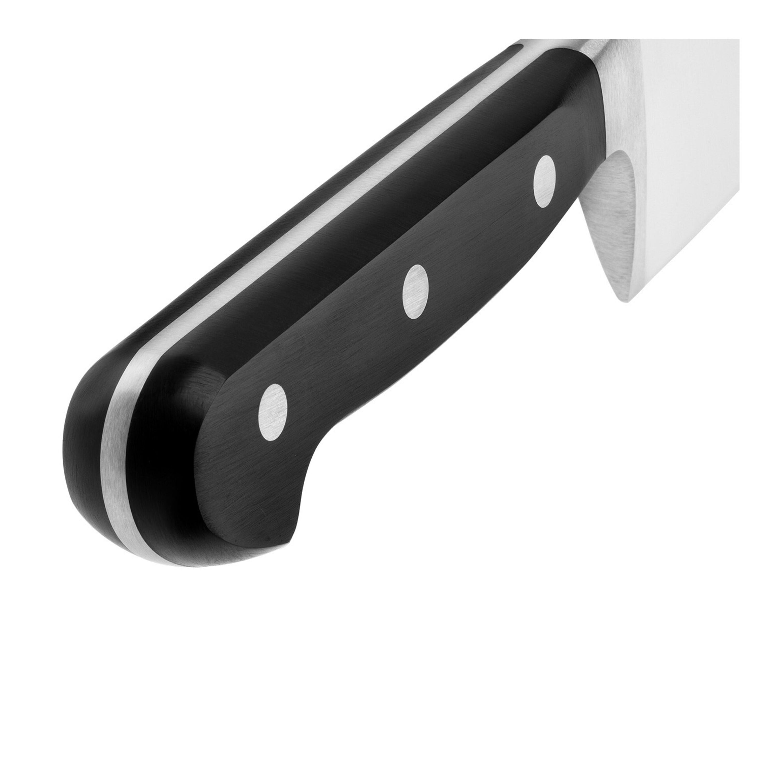 ZWILLING Professional S 7 Piece, Knife Block Set handle detail showcasing ergonomic design and durable materials.