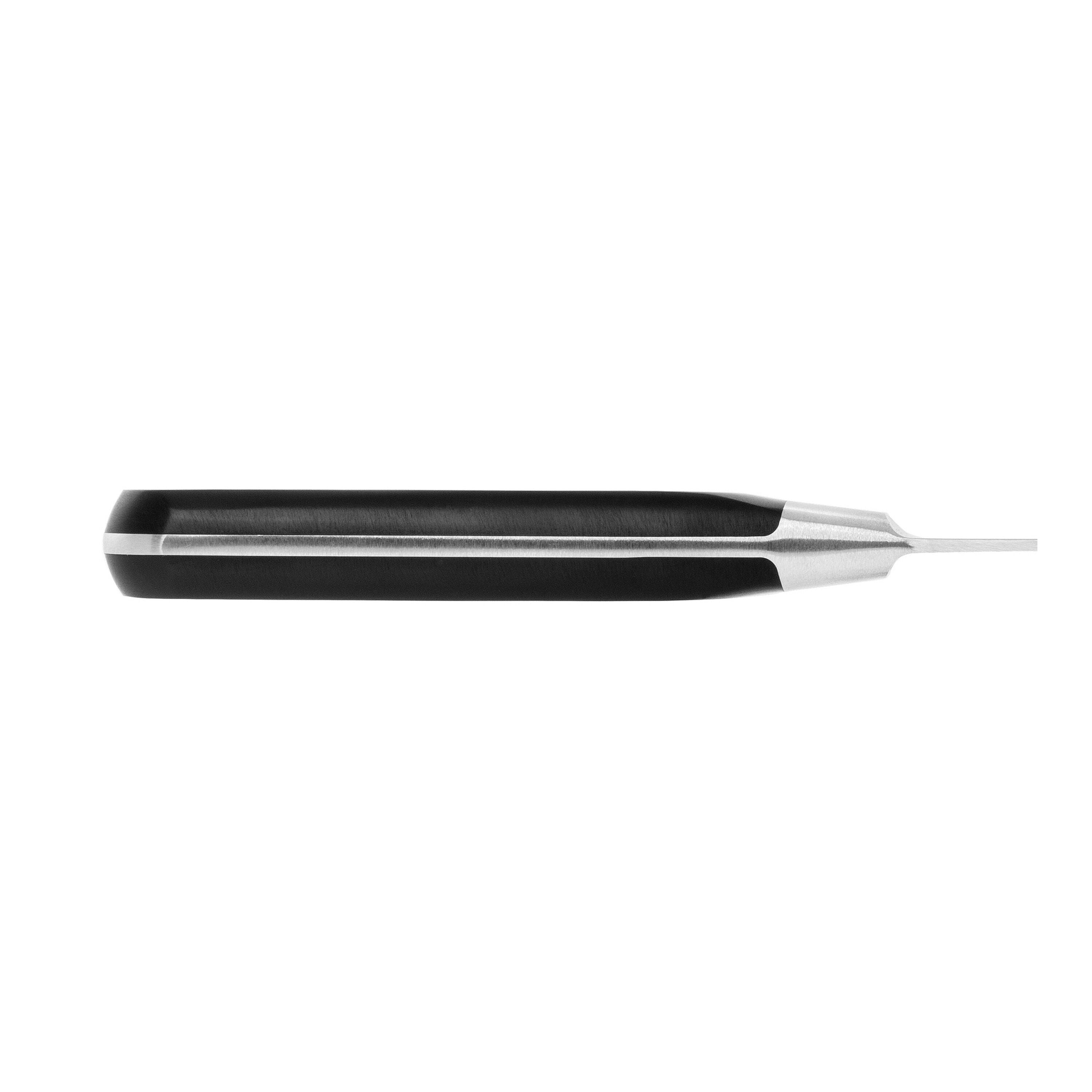 ZWILLING Professional S 7 Piece, Knife Block Set side view of knife demonstrating sleek design and precision.