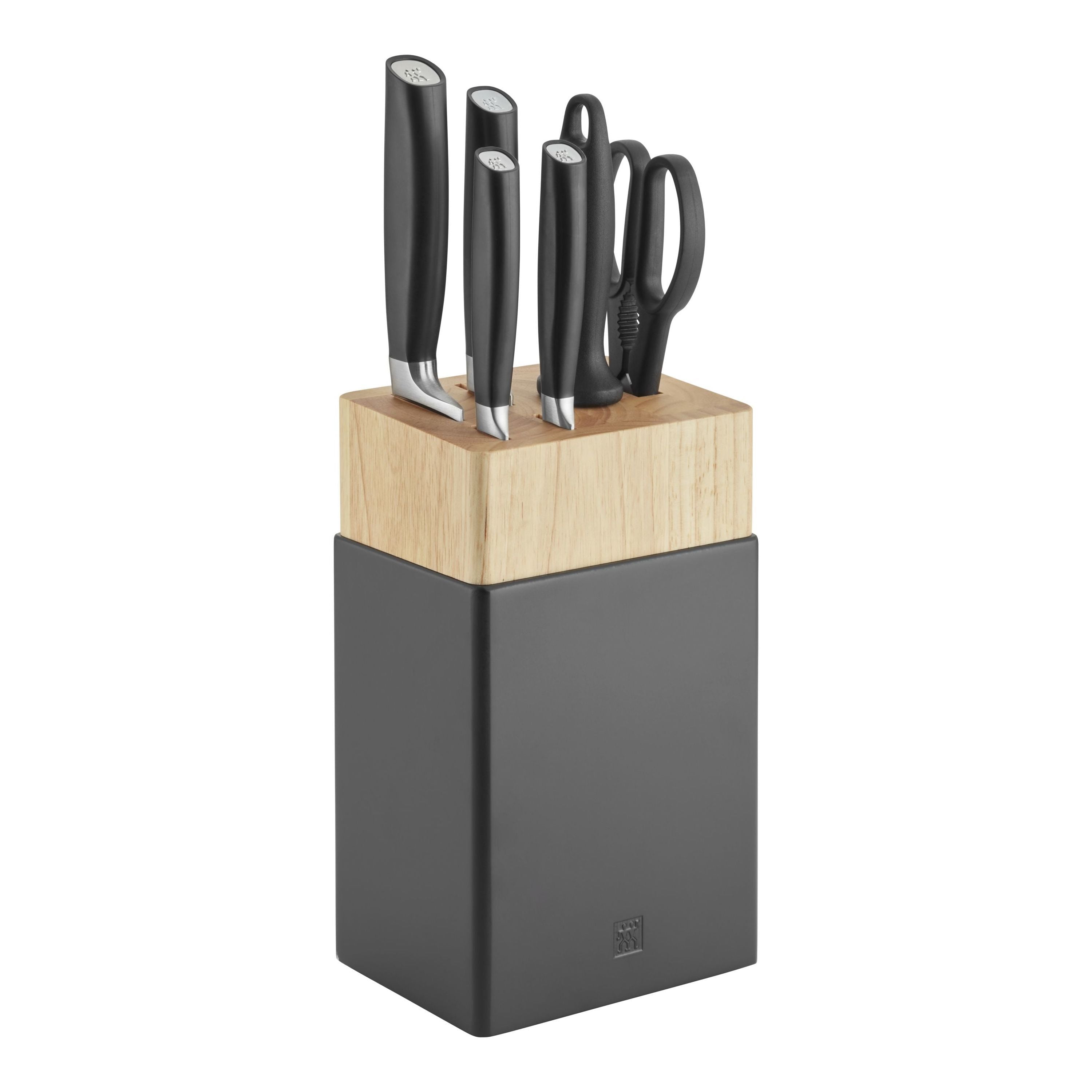 ZWILLING All Star 7 Piece Silver Knife Block Set-0