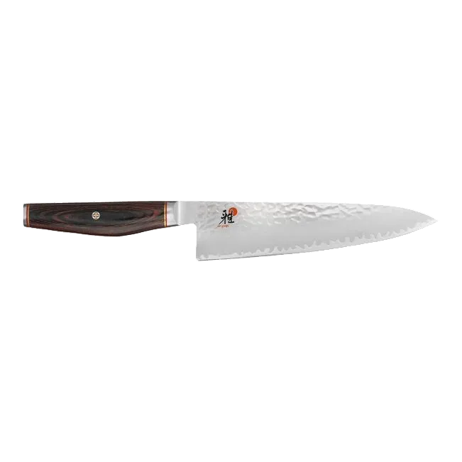 Miyabi 6000 MCT 8 Inch Gyutoh knife showcasing a precision-crafted blade and elegant handle.