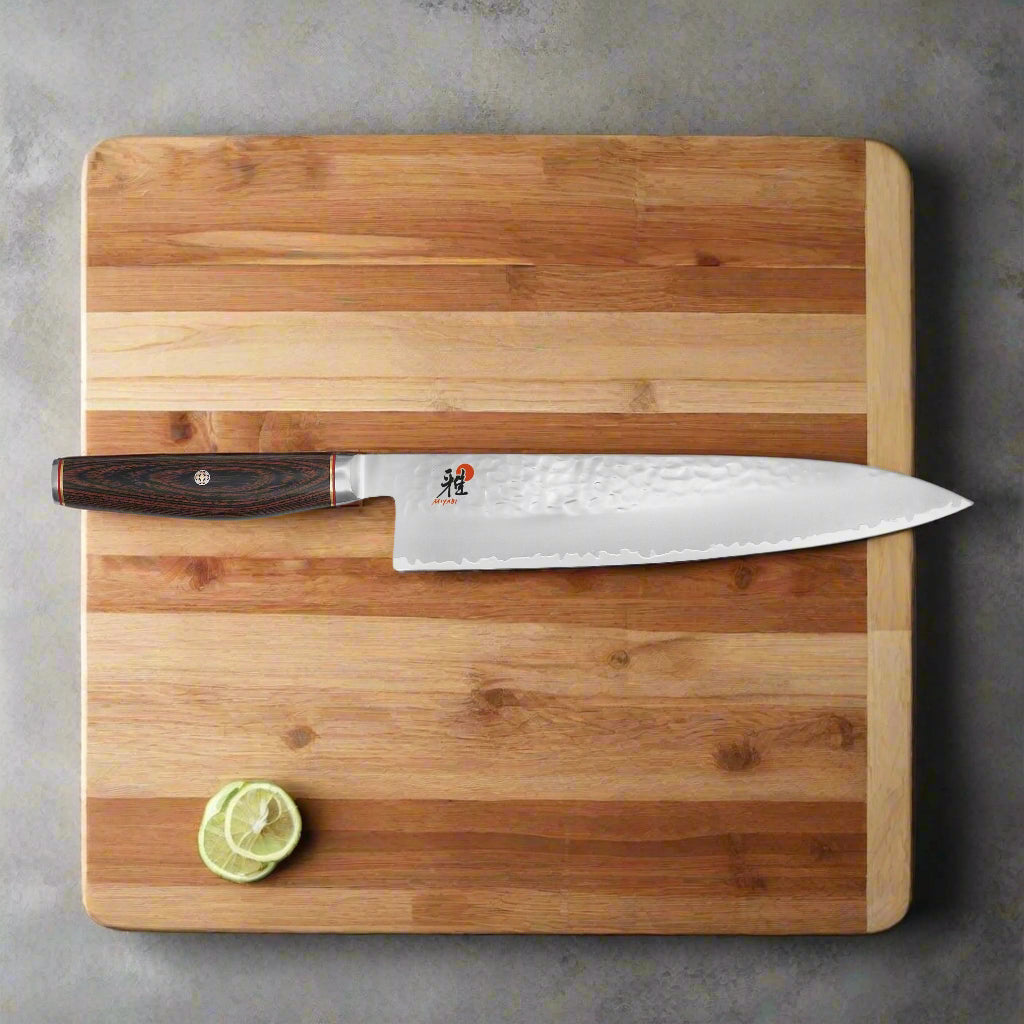 MIYABI 6000 MCT 9.5 inch Gyutoh, Brown