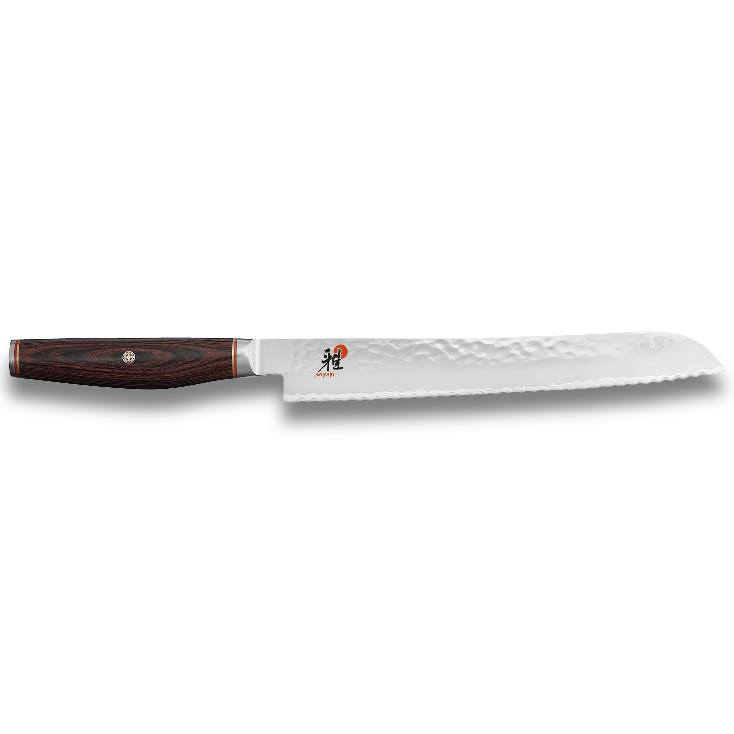 MIYABI 6000 MCT 9 inch Bread Knife, Brown