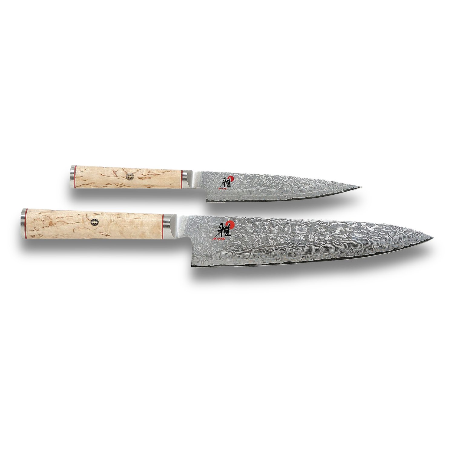 MIYABI 5000 MCD 2 Piece Knife Set, Brown