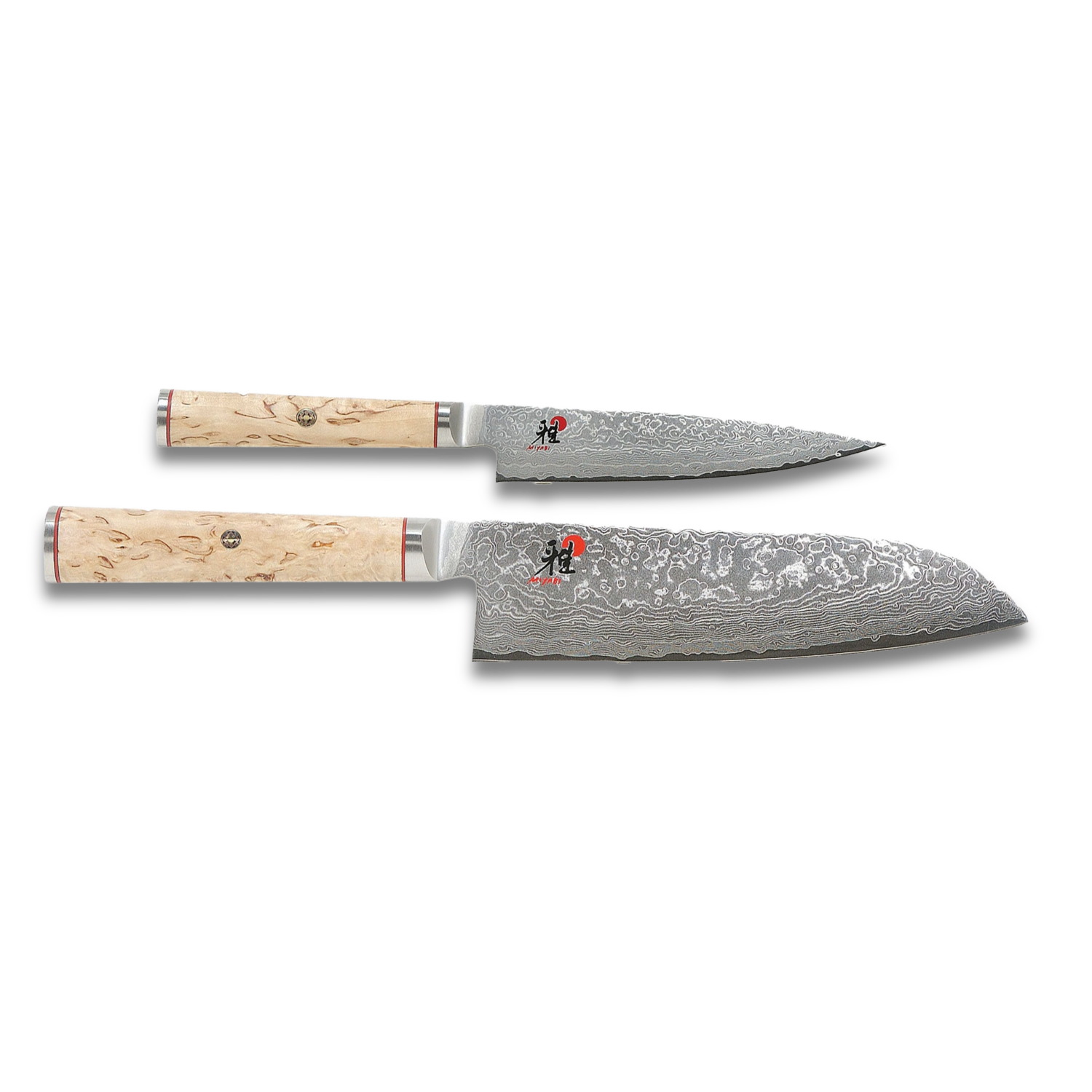 MIYABI 5000 MCD 2 Piece Knife Set, Brown